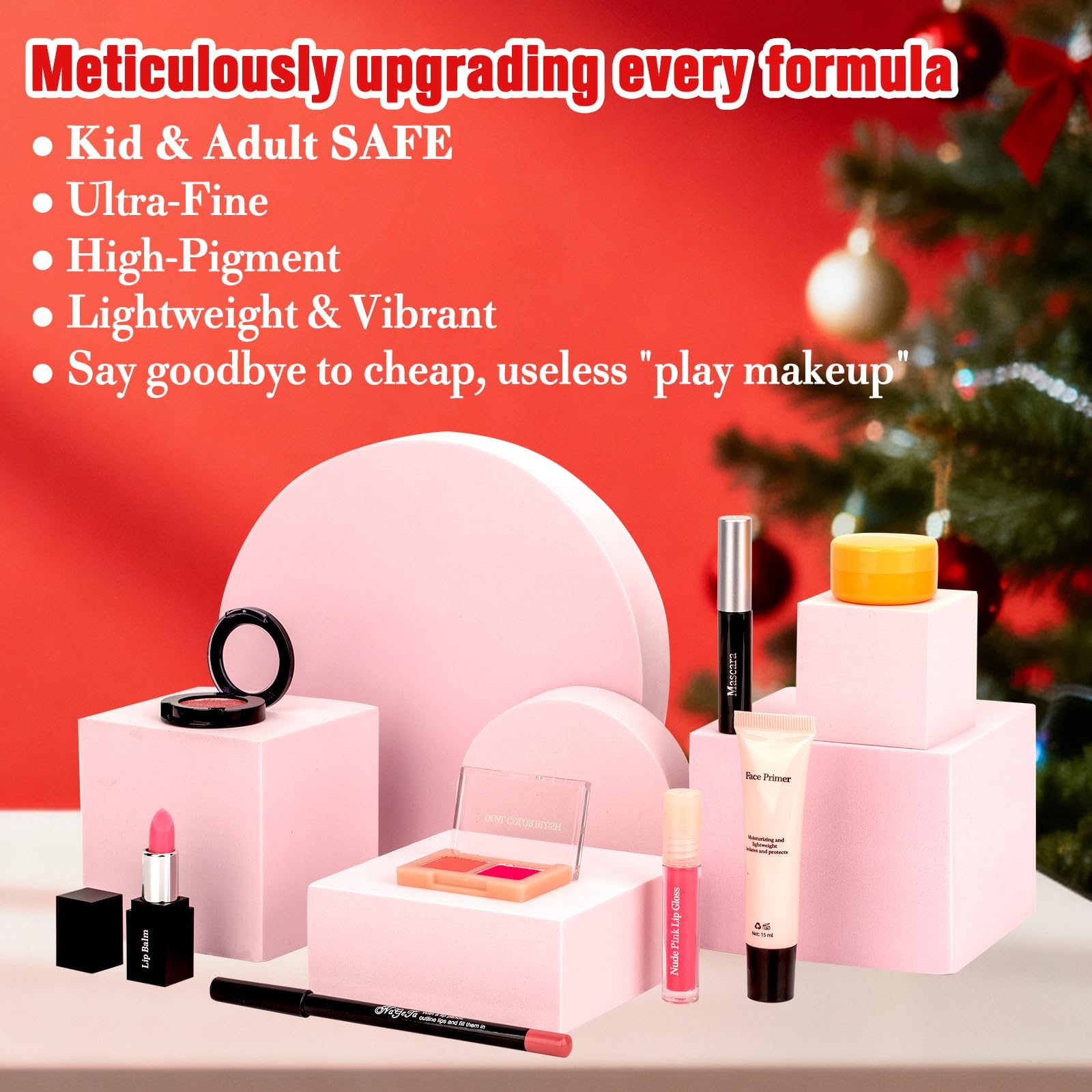 UPGRADED Professional Makeup Advent Calendar Real Makeup for Girls Teens Women Advent Beauty Calendar 2025 24Pcs Individually Boxed Christmas Xmas Surprises Beauty Countdown Set - Medaid International