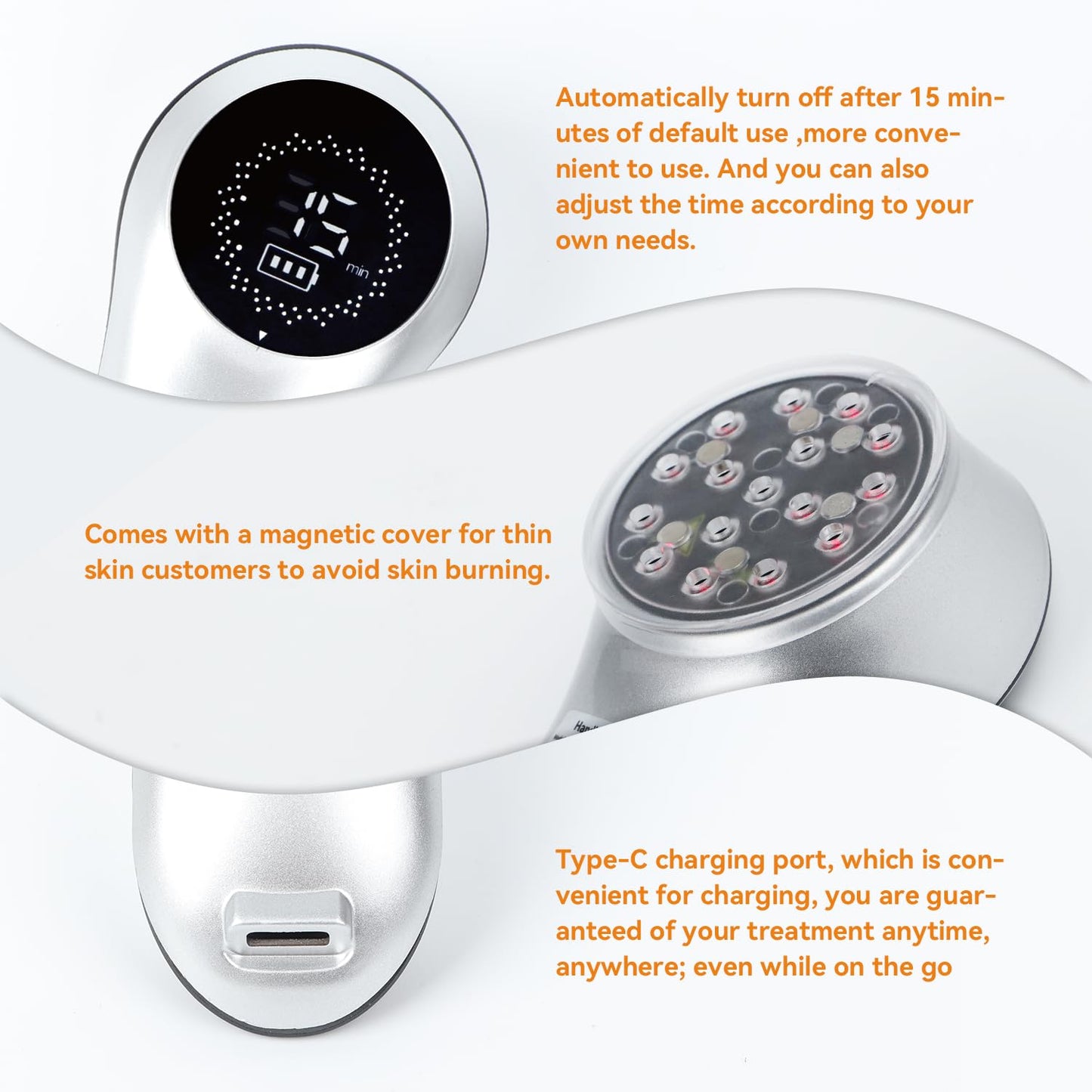 BETISBE Cold Laser Therapy for Pet Animals Vet Muscle & Joint Pain Relief Wound Healing Care，Reduces Inflammation，Near Infrared Light Therapy Device for Dogs Cats Horses with Upgrade Magneti Cover - Medaid International