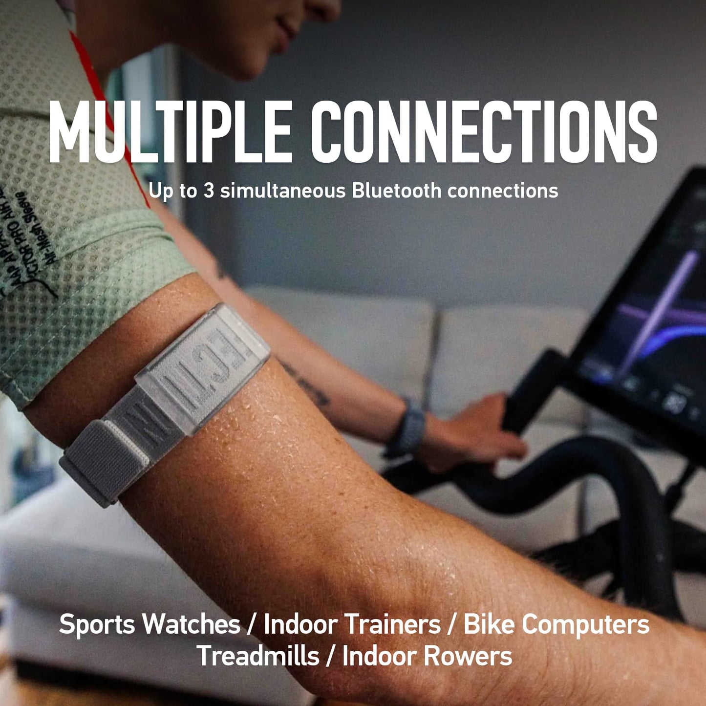 COROS Heart Rate Monitor, Comfort, Easy to wear, Auto-wear Detection, Advanced Sensor, Precise Data, Bluetooth, 38 Hours Battery Life, Connects up to 3 Devices at Once, for Run and Bike-Grey - Medaid International