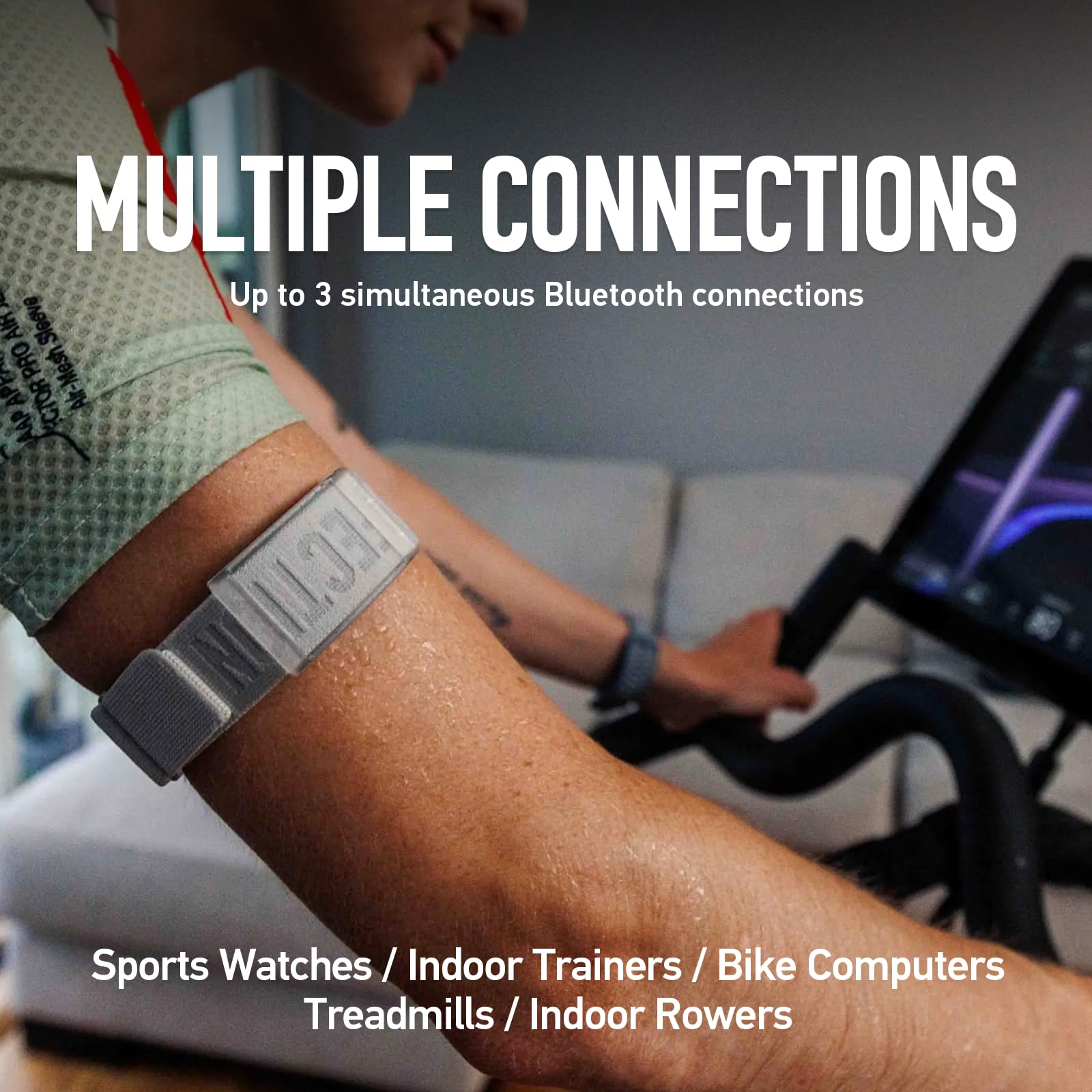 COROS Heart Rate Monitor, Comfort, Easy to wear, Auto-wear Detection, Advanced Sensor, Precise Data, Bluetooth, 38 Hours Battery Life, Connects up to 3 Devices at Once, for Run and Bike-Grey - Medaid International
