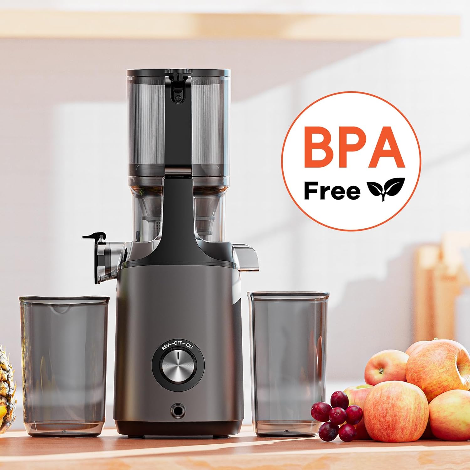 JoyBear Cold Press Juicer, Slow Masticating Machines with