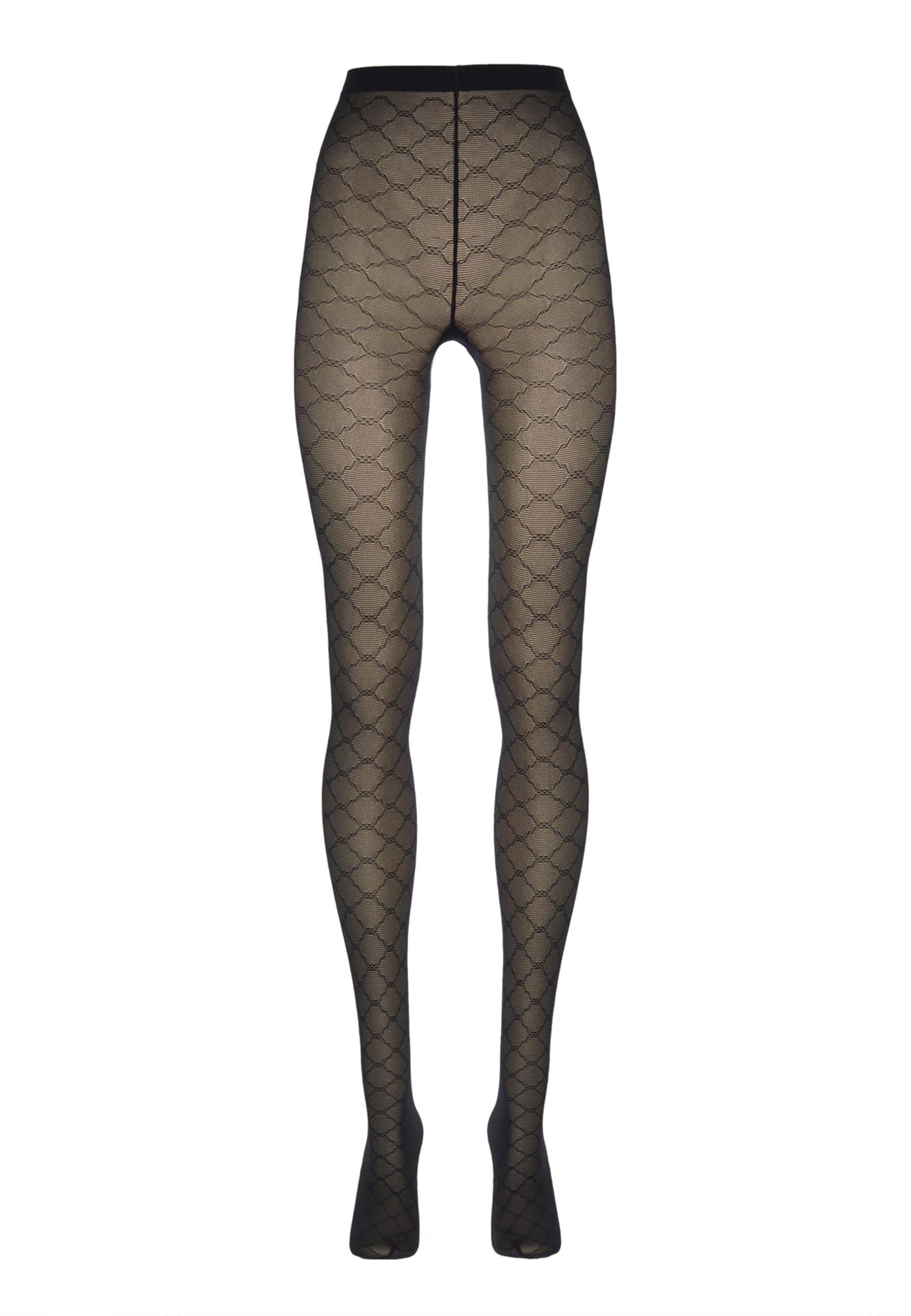 Wolford Sheer Pattern Tights For Women black XS - Medaid International