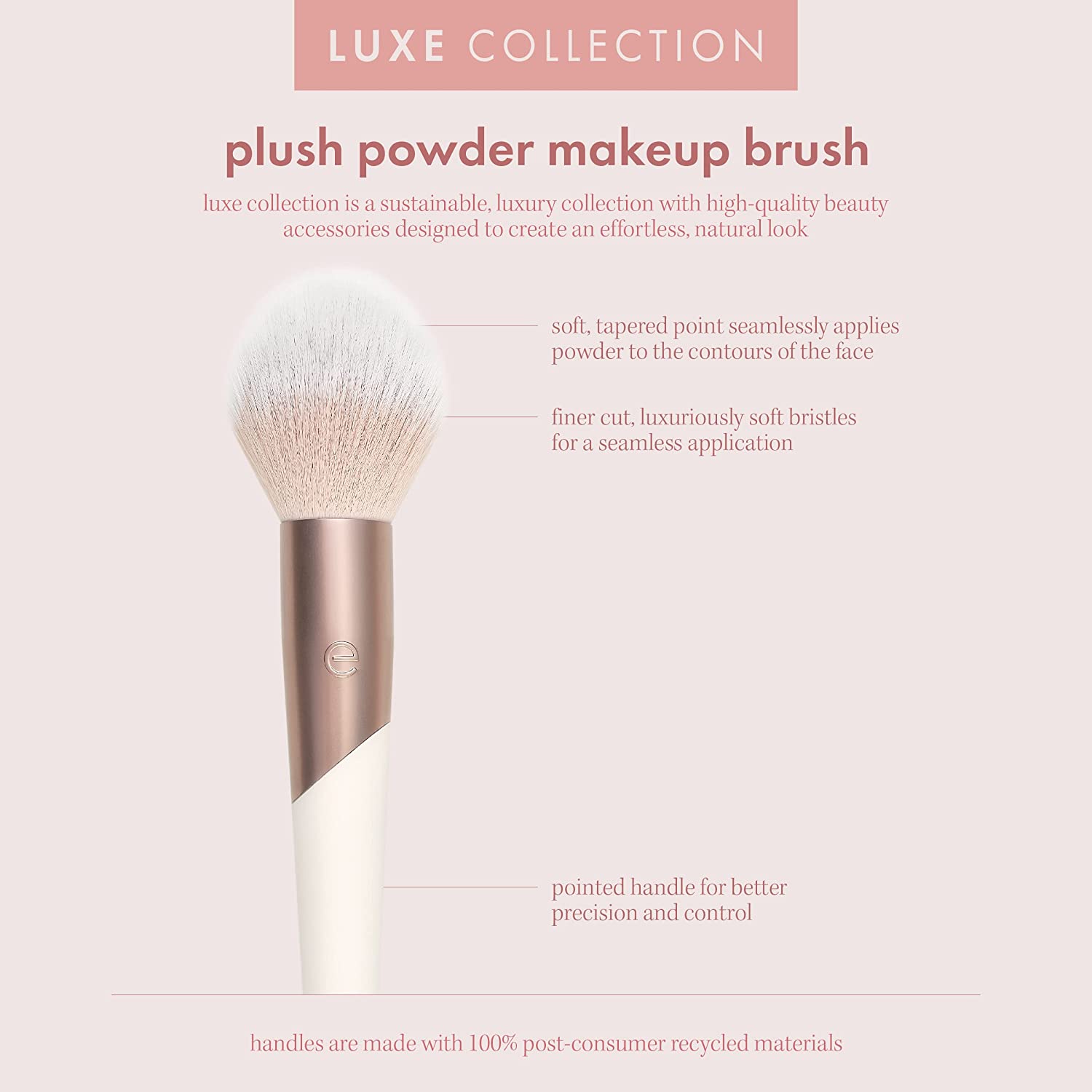 Ecotools Plush Powder Brush - Luxe Collection - Medaid