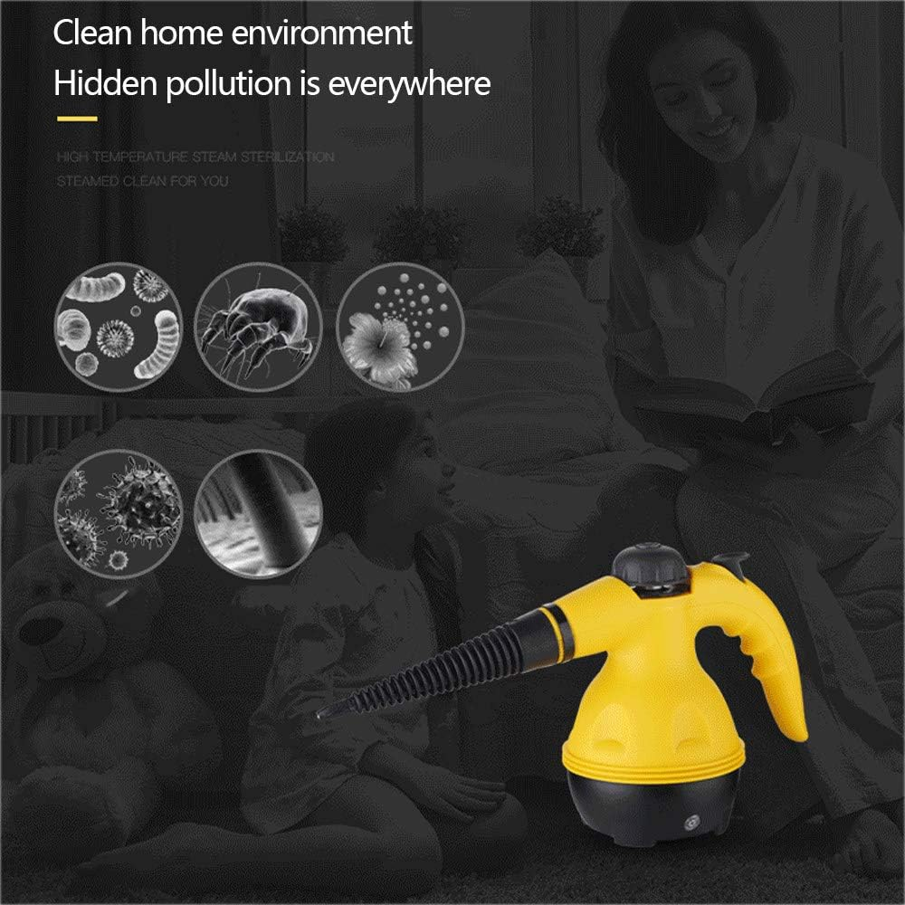 High Pressure Steam Cleaner ‚Äì 1000W Handheld Steam Cleaning Machine with 9 Accessories for Kitchen, Bathroom, Furniture & Car Detailing - Medaid International