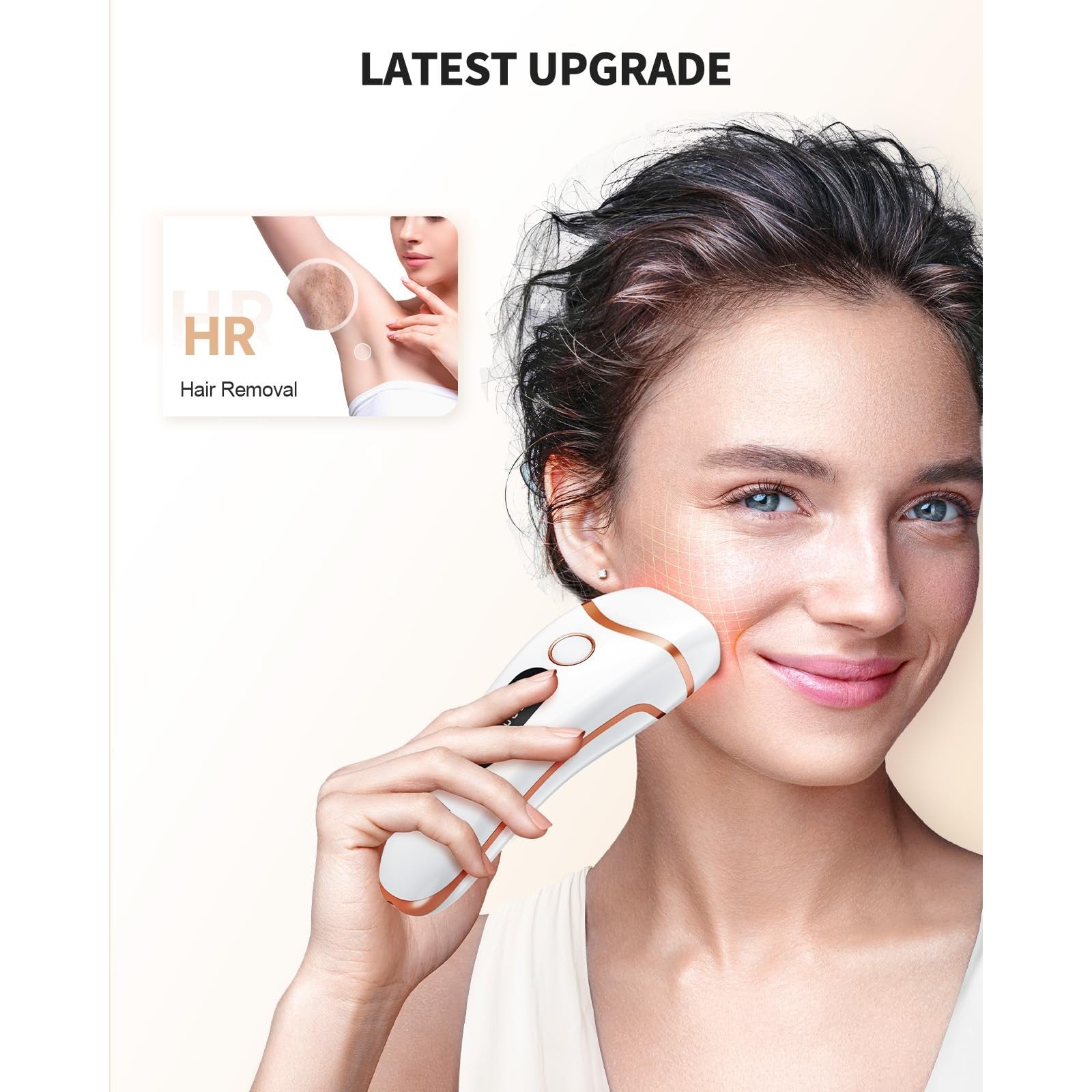 AMOTAOS Laser Hair Removal for Women and Men, Ice Cooling 3-In-1 IPL Hair Removal Device, Safe At-home Long-lasting Hair Regrowth Reduction, Suitable for Face, Armpits, Bikini Line, Legs - Medaid International