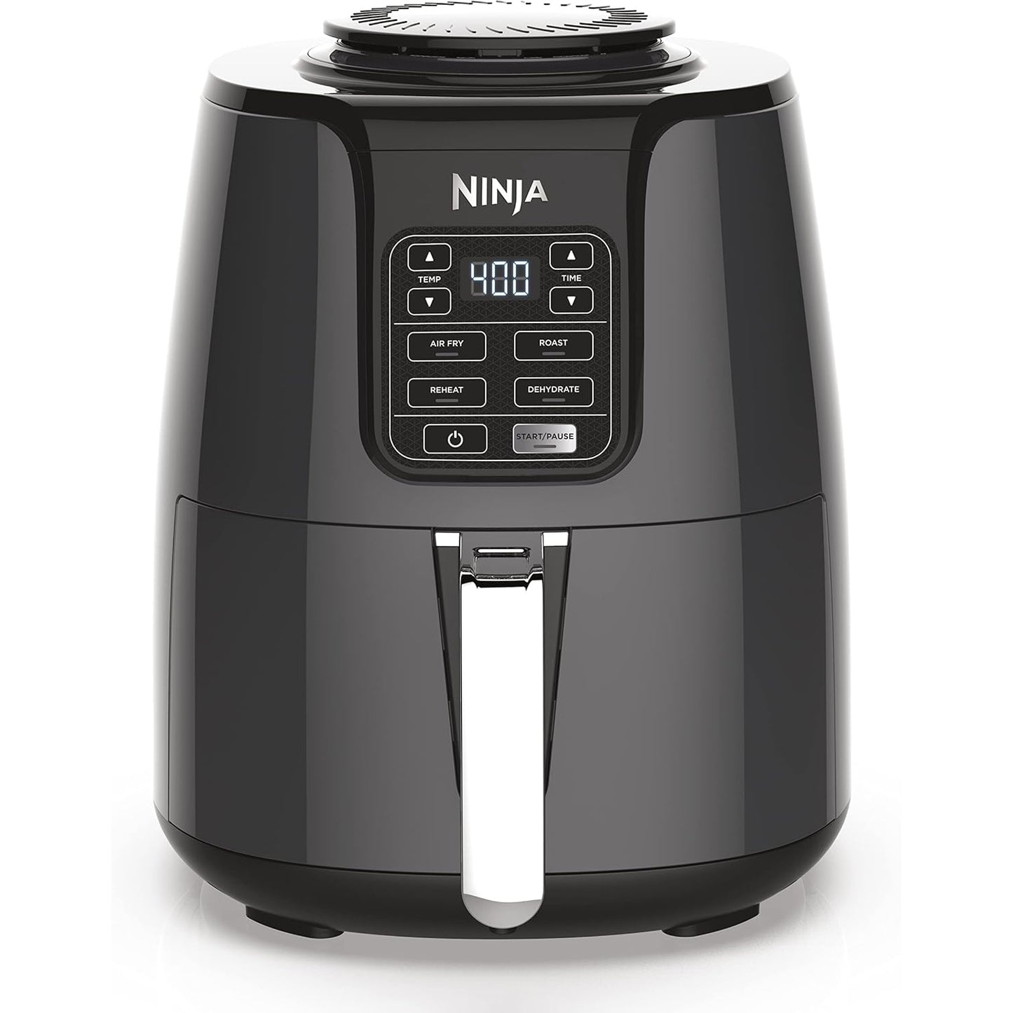 Ninja Air Fryer, Roast, Bake, Air Fry, Roast, Broil, Reheats, & Dehydrates, 4-in-1, Fries, Frozen Food, Veggies, and Juicy Meat, Less Oil, Easy Meals, Healthy Meals, Compact, 4 QT, Grey, AF101 - Medaid - Lebanon