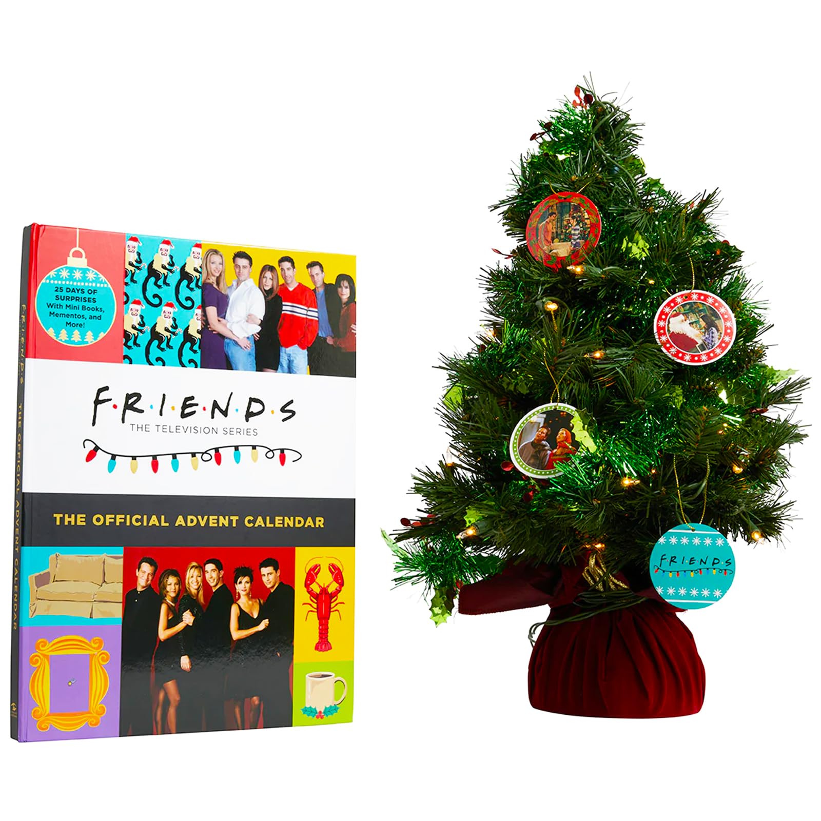 Friends 2025 Advent Calendar Countdown to Christmas - 25 Day Calendar with TV Show Trinkets and Prizes Featuring Monica, Rachel, Joey, More - Medaid International
