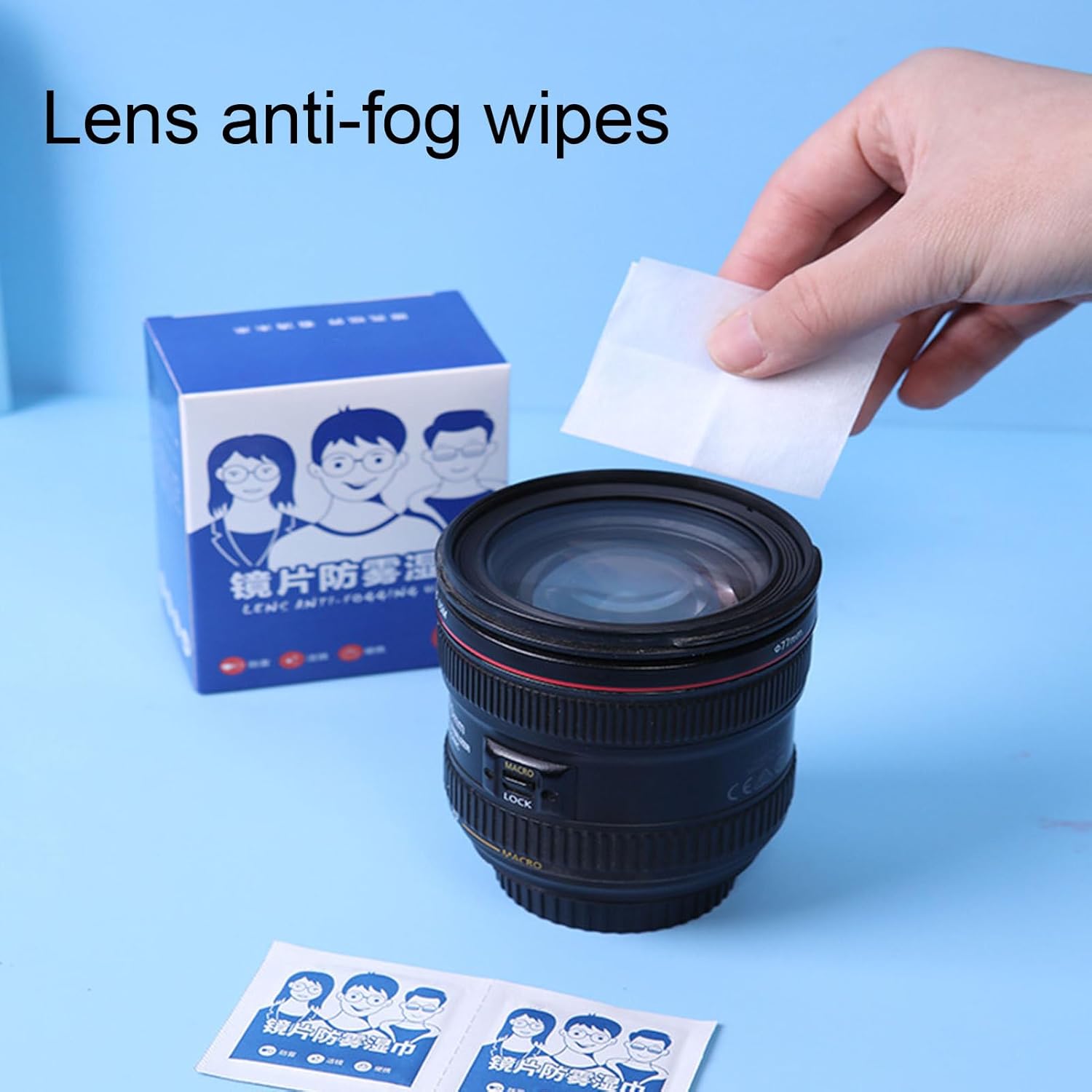 Lenses Anti-Fogging Wipes (100 wipes) - Medaid International