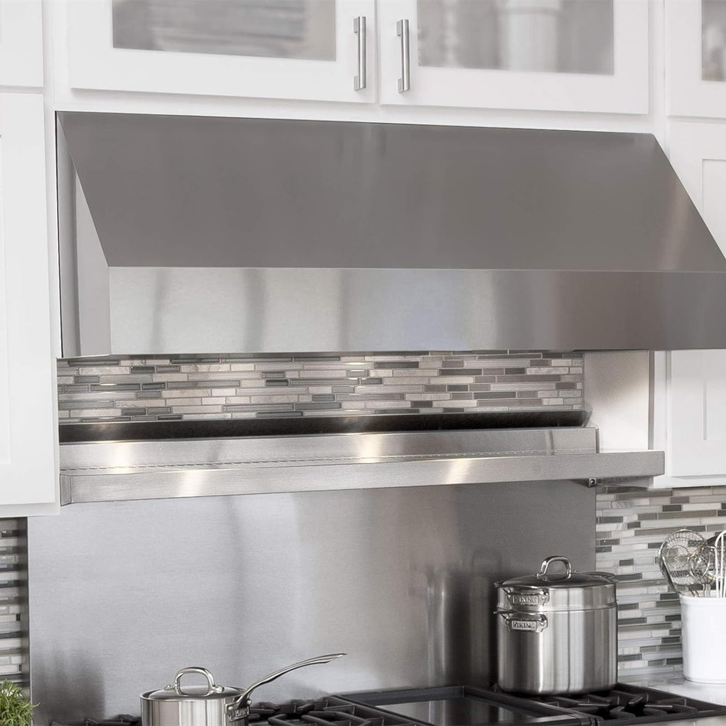 Silver Stainless Steel Wallpaper Self-Adhesive Cleanable Removable Peel and Stick 17.71" X 196.8" Refrigerator Speaker Oven Appliances Furniture Renovation Bathroom Kitchen - Medaid International