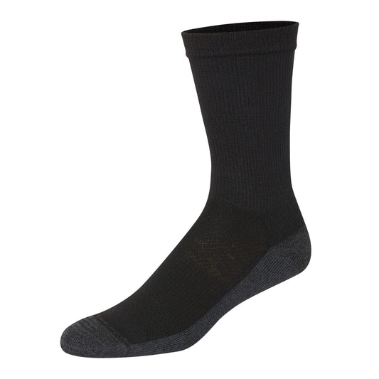 Hanes Men's, X-Temp Cushioned Crew Socks, 12-Pack, Black-12 Pack, 6-12 - Medaid International