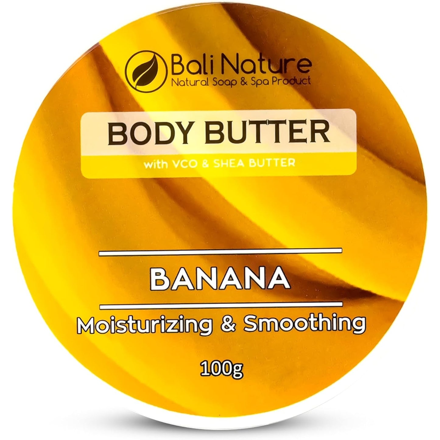 Bali Body Butter with VCO & Shea Butter, 100g, Moisturizing & Soothing (Regular, Milk) - Medaid - Lebanon