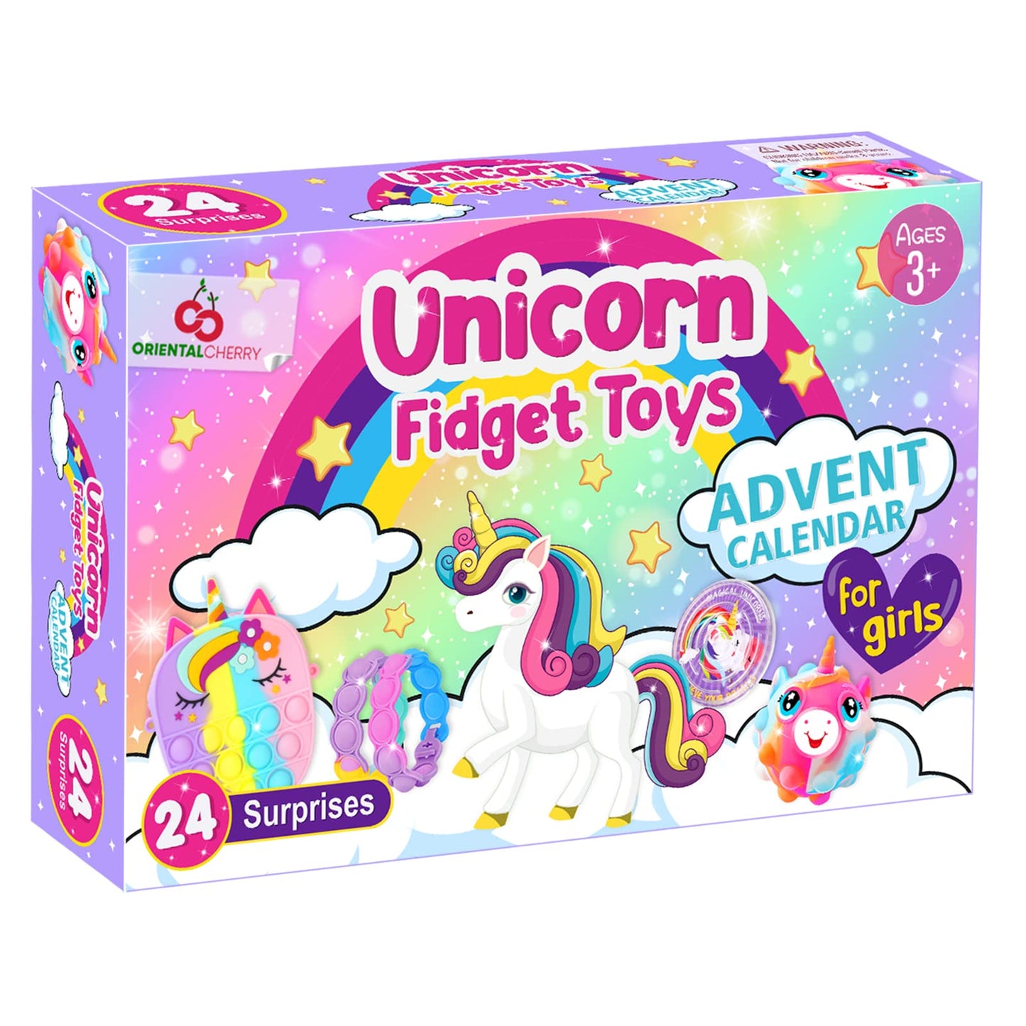 Advent Calendar 2025-24 Days of Unicorn Fidget Toys Bulk-Sensory Toys Surprise for Toddler Kids Girls Boys Ages 3 4 5 6 7 8 9 10 Year Old - Medaid International