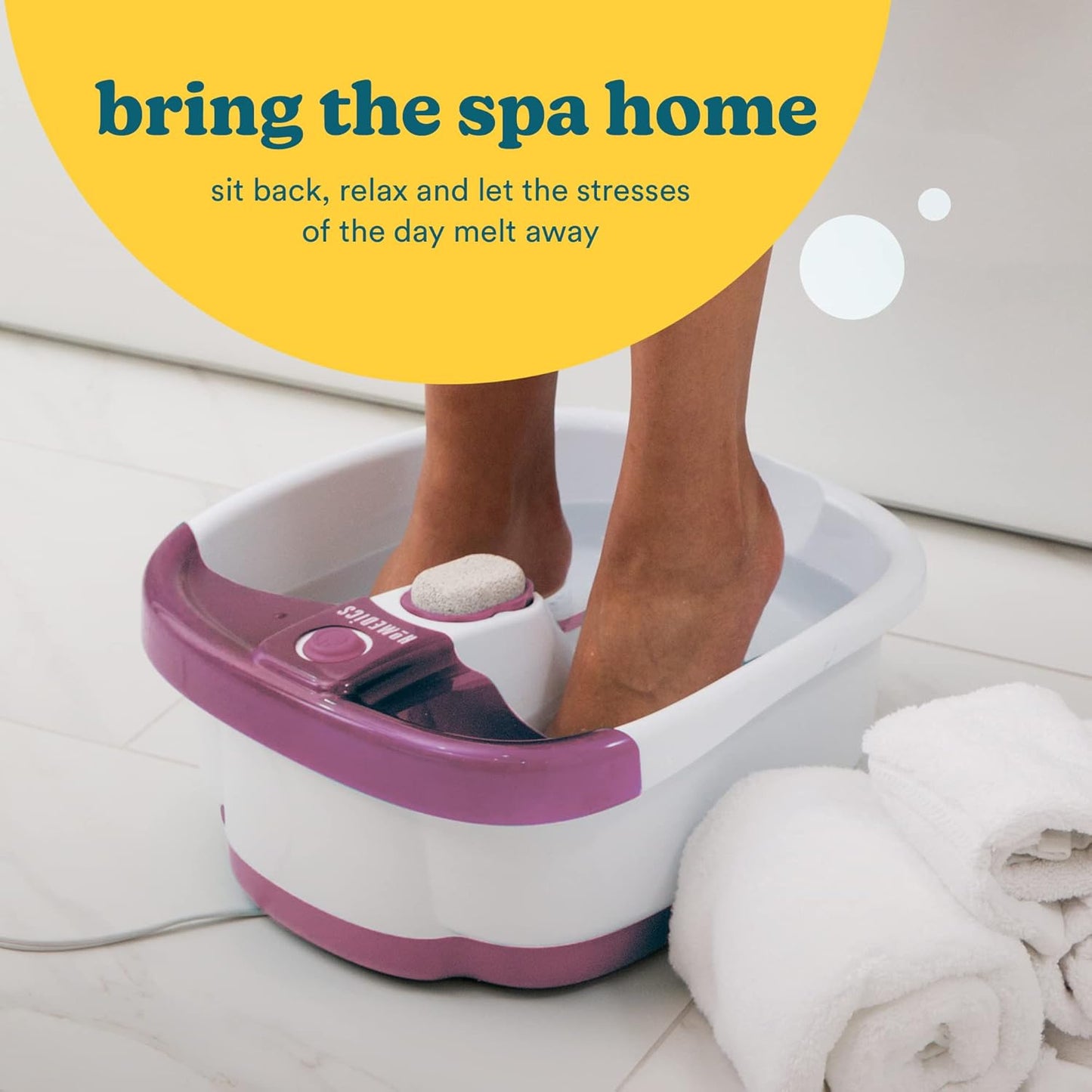 Bubble Mate Foot Spa + Keep Warm Technology - Medaid International
