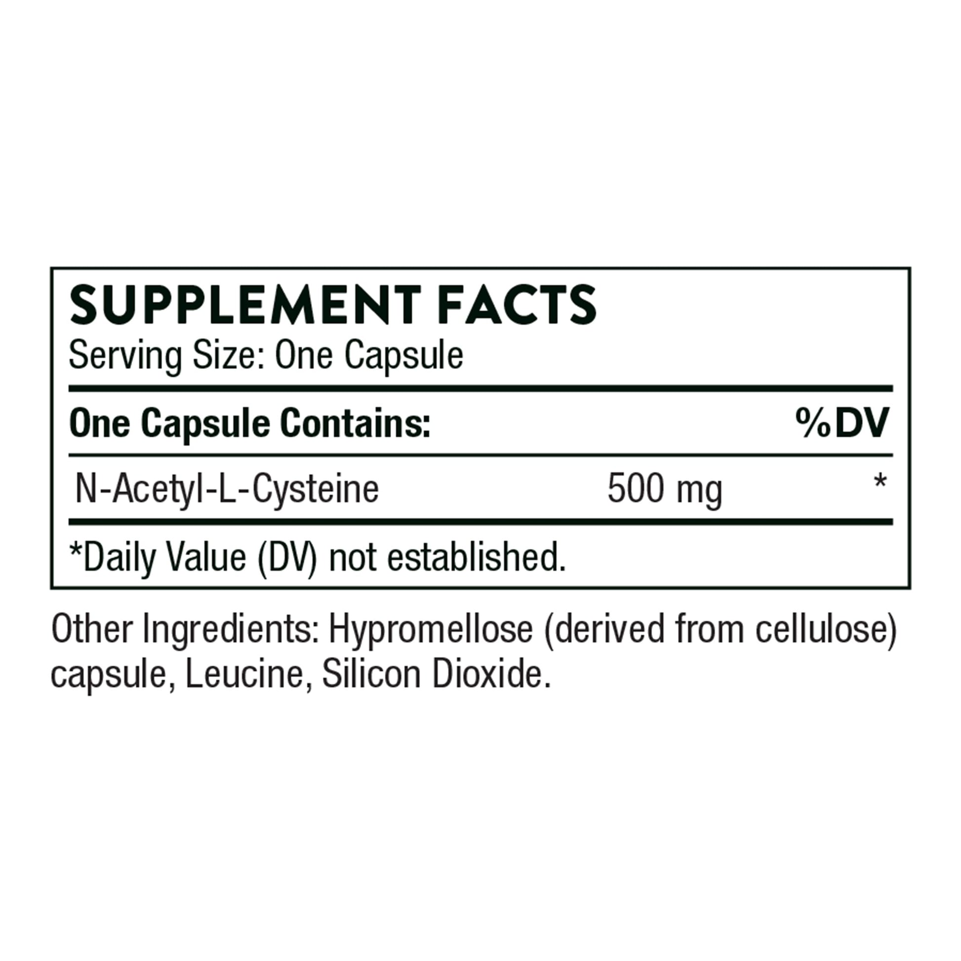 THORNE - NAC - N-Acetylcysteine - 500mg - Supports Respiratory Health and Immune Function*; Promotes Liver and Kidney Detox - 90 Capsules - Medaid International