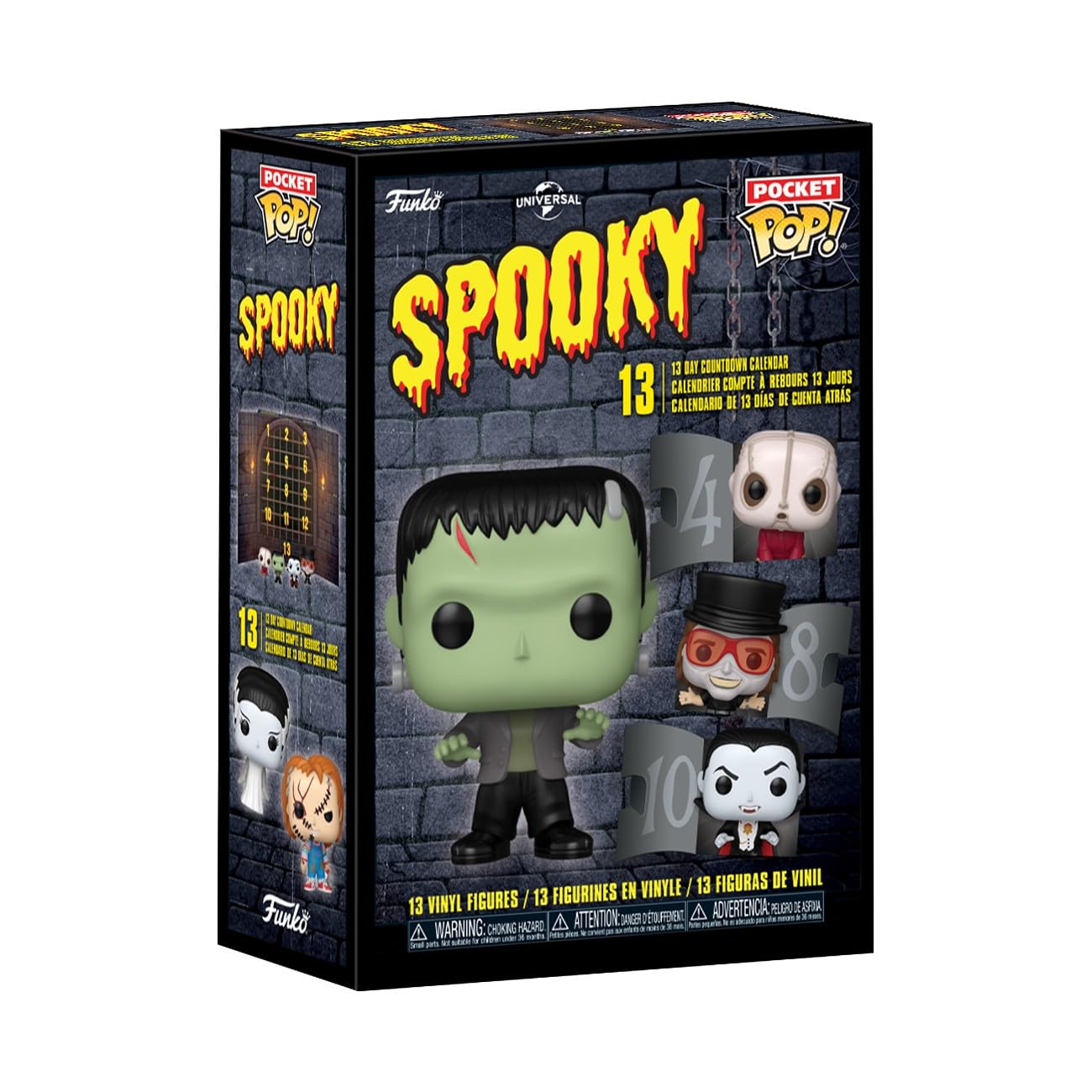 Funko Pop! Pocket Pop Countdown Calendar: 13-day Spooky Countdown - Medaid International