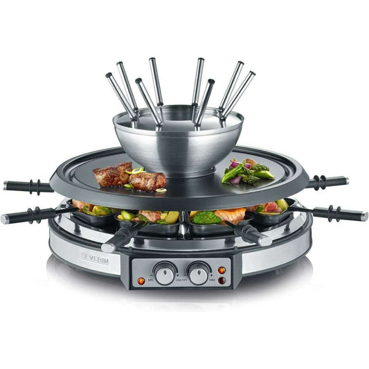 Raclette & Fondue Set - 8 Persons, 1900w - Medaid International
