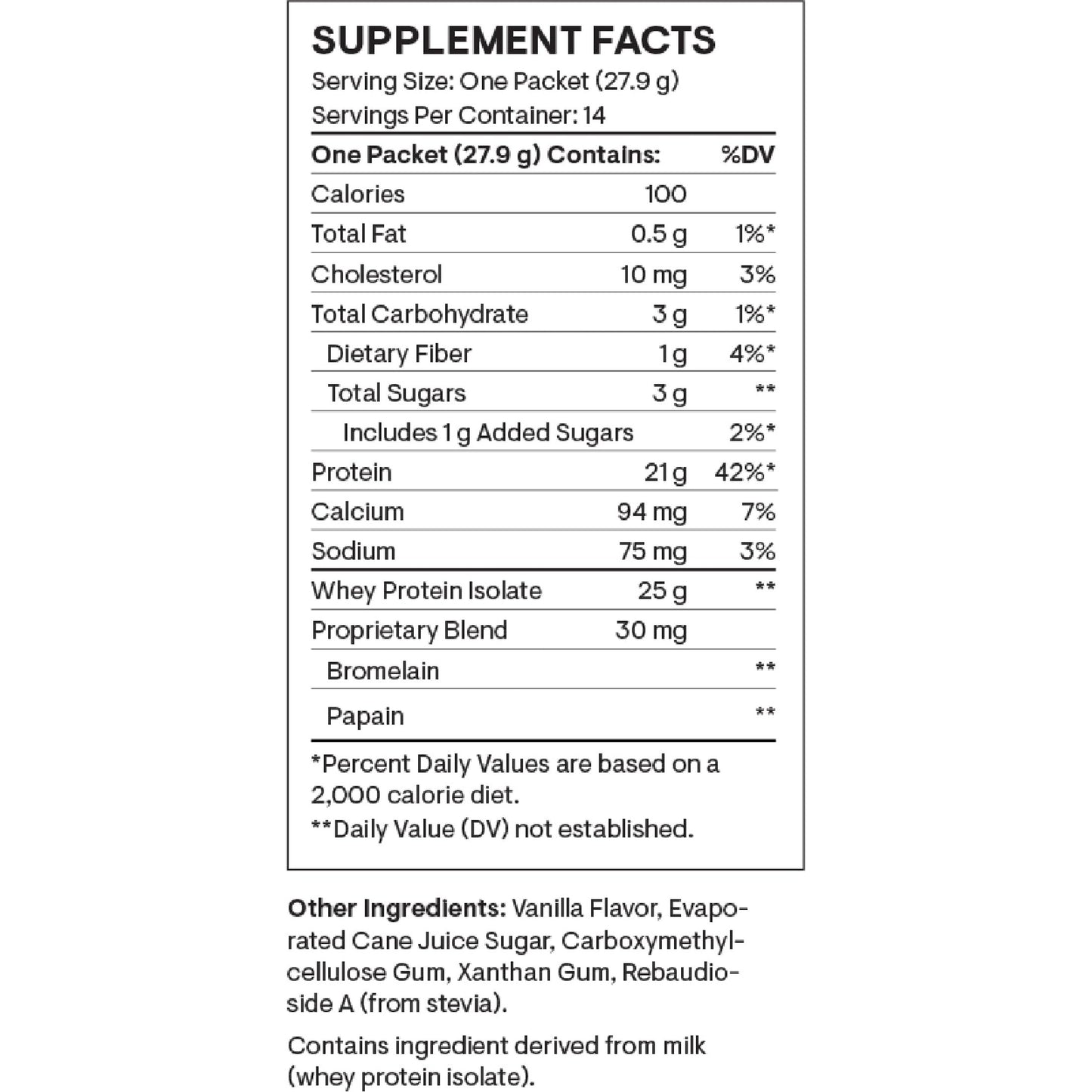 THORNE - Whey Protein Isolate - 21 Grams of Easy-to-Digest Whey Protein Powder - NSF Certified for Sport - Vanilla - 13.79 Ounces - 14 Packets - Medaid International