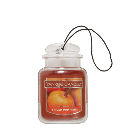 Yankee Candle Car Jar Ultimate, Spiced Pumpkin, 0.96 OZ - Medaid International