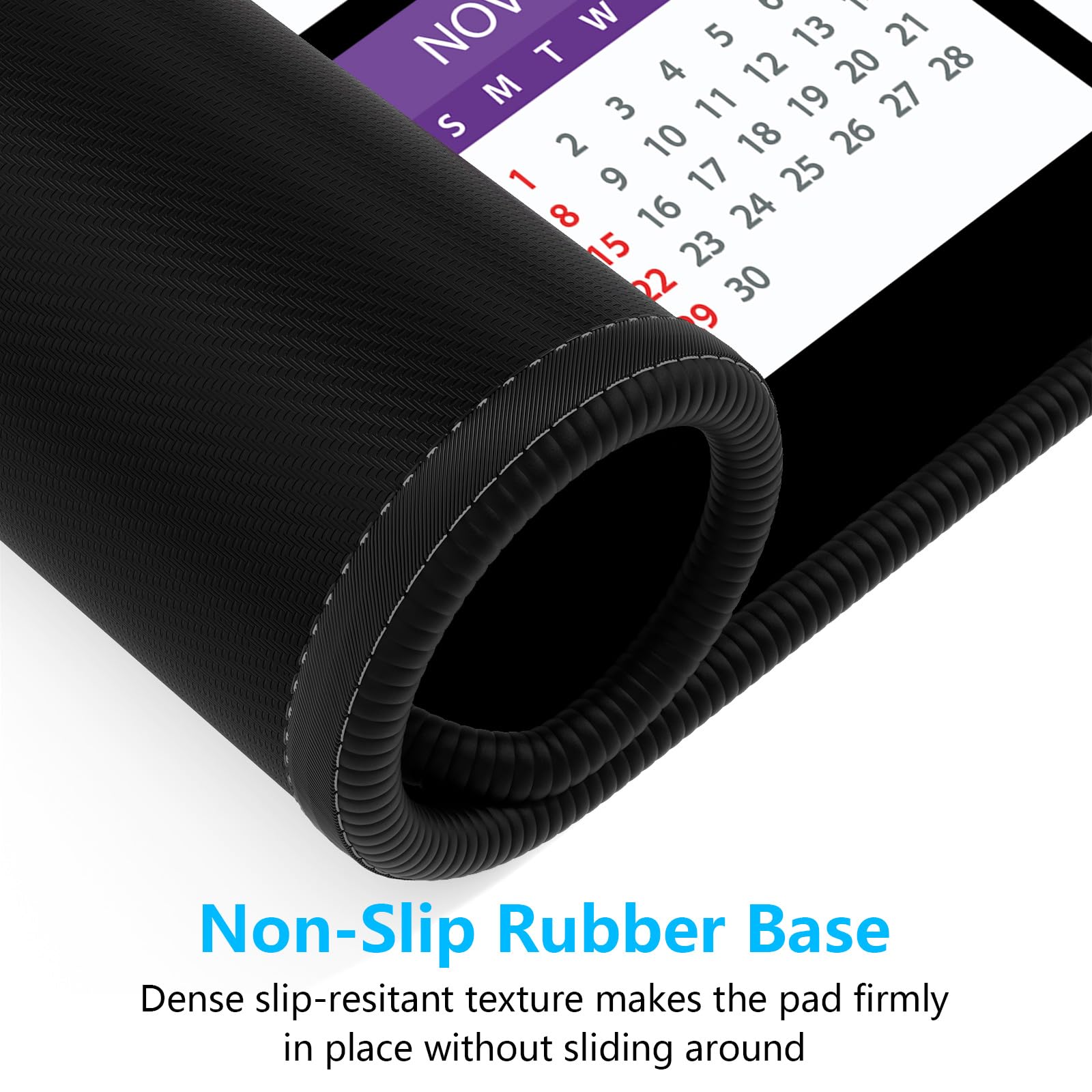 Dapesuom 2026 Calendar Mouse Pad, Computer Mousepad with Stitched Edges for Wireless Mouse, Waterproof Mouse Mat with Non-Slip Rubber Base, Ergonomic Mouse Pads for Gaming, 9.8 x 7.8 in, Horizontal - Medaid International