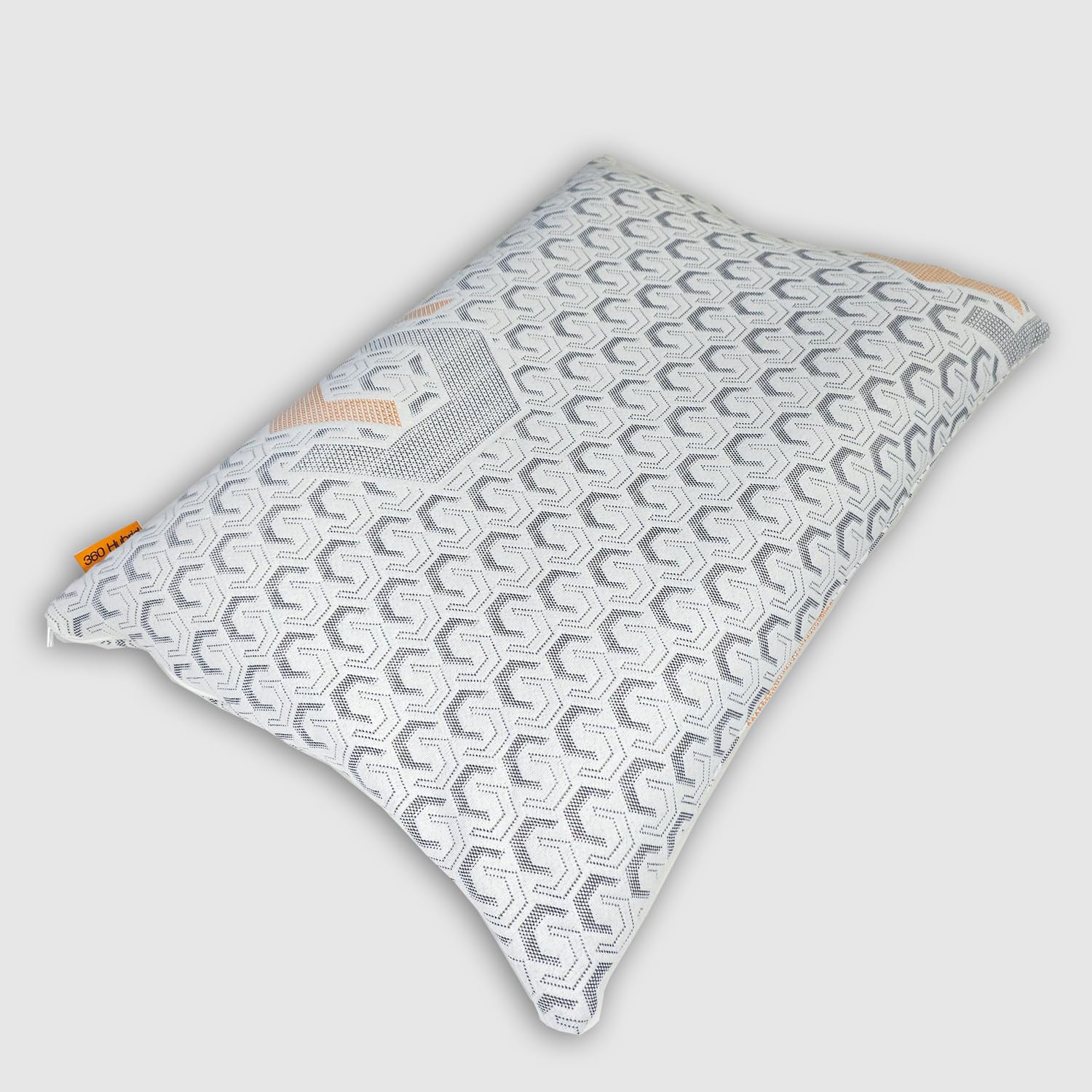 360 Hybrid Pillow® – Cervical Neck Pillow for Pain Relief | Ergonomic & Adjustable for Back, Side, Stomach Sleepers, Contoured Neck Roll, Shoulder Loft, Queen Size 29"x19", Patented Orthopedic Comfort - Medaid International