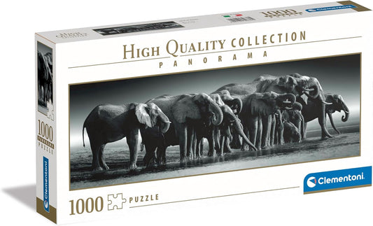 Herd of Giants-1000 Pieces, Panoramic - Medaid International