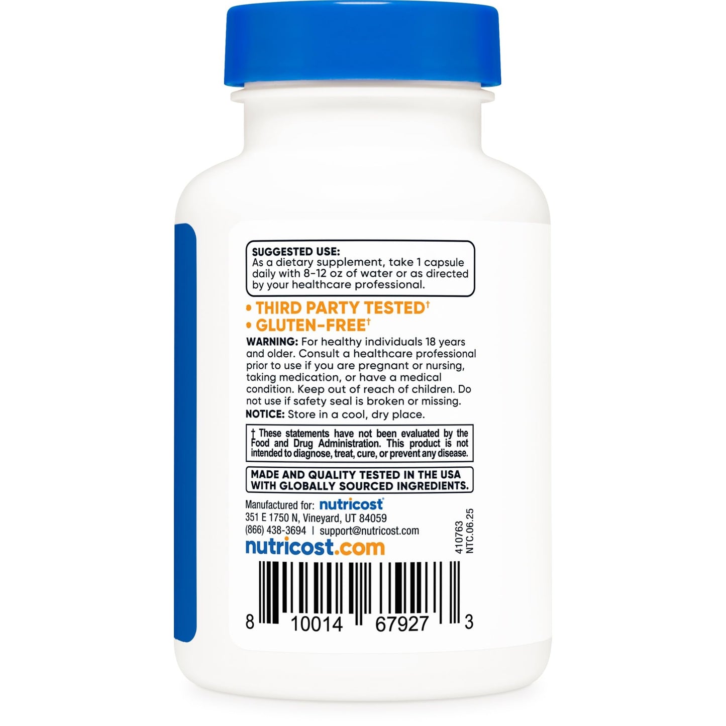 Nutricost KSM-66 Ashwagandha Root Extract 600mg, 60 Veggie Caps - 5% Withanolides - with BioPerine - Full-Spectrum Root Extract - Medaid International