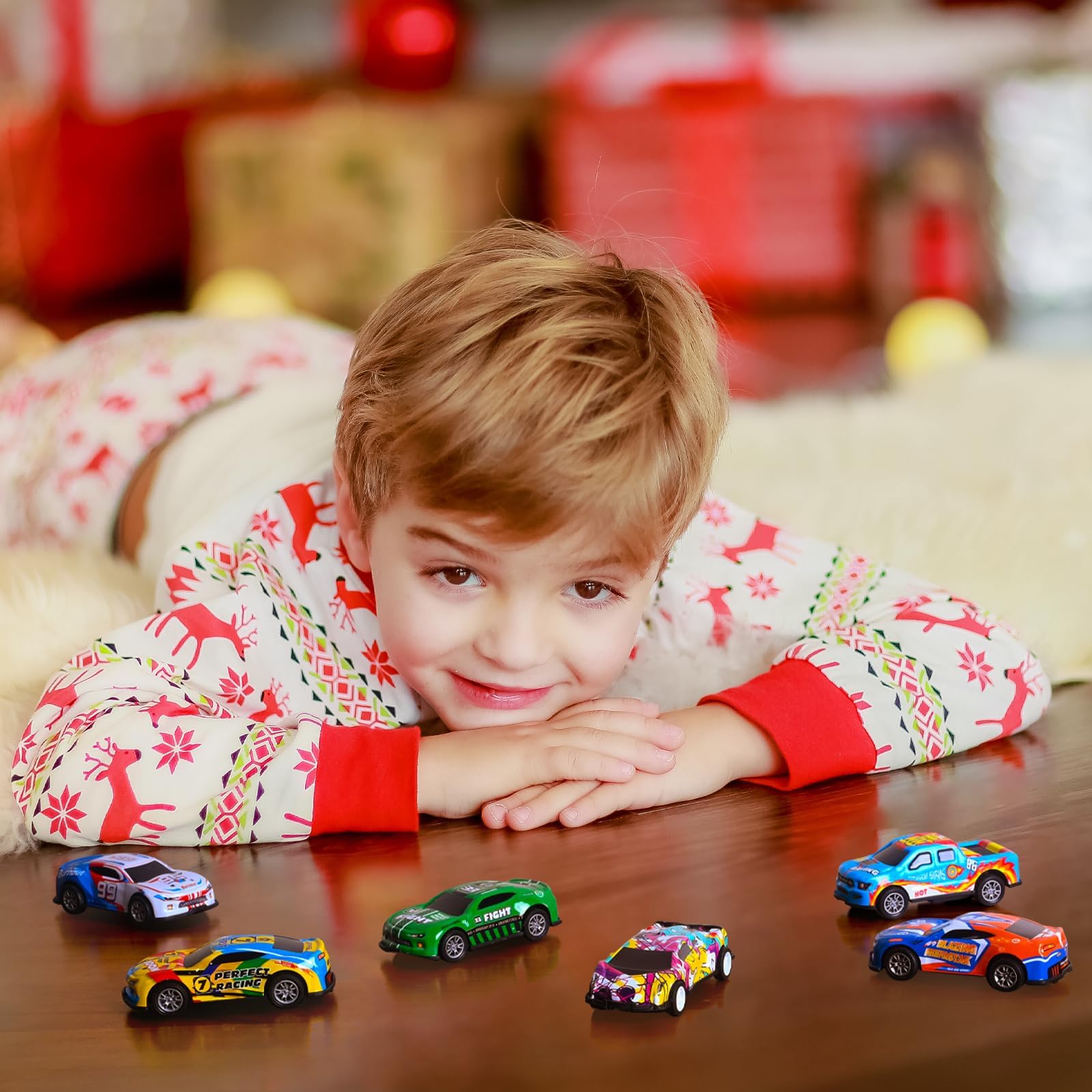 Bupelo Christmas Advent Calendar 2025, Christmas Advent Calendar with Pull-Back Racing Car Toys, 24 Days Christmas Countdown Calendar Gifts for Kids, Christmas Party Favor, Classroom Prizes Xmas Gift - Medaid International