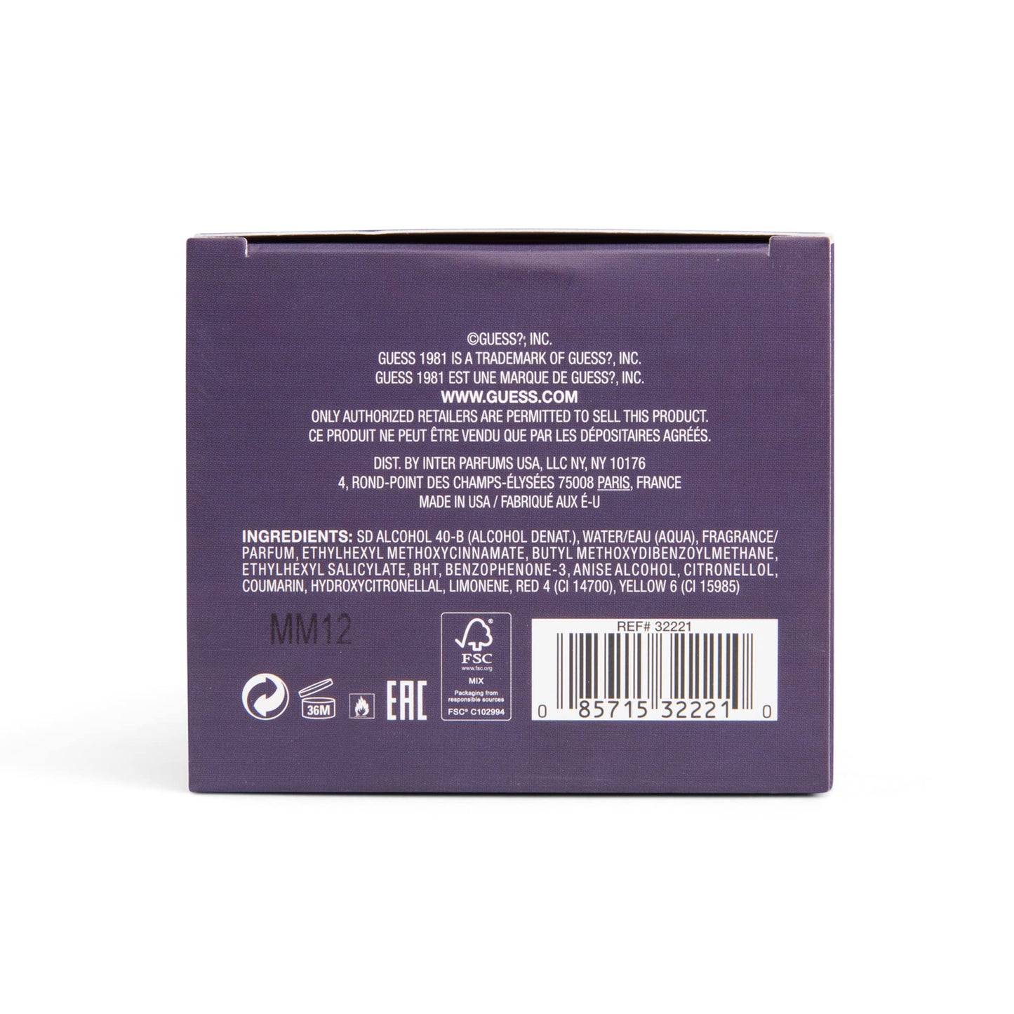 Guess 1981 Los Angeles, 3.4 Oz - Medaid International