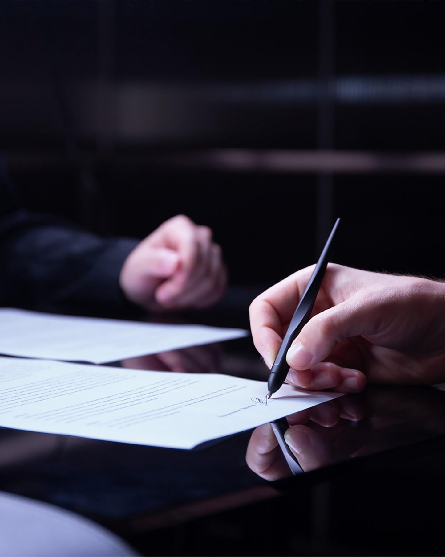 novium Hoverpen Interstellar - Space Black, Ballpoint Pen, Unique Conversational Starter, Premium Futuristic Design, Precision Flow Ink, Schmidt Ballpoint Cartridges - Medaid International