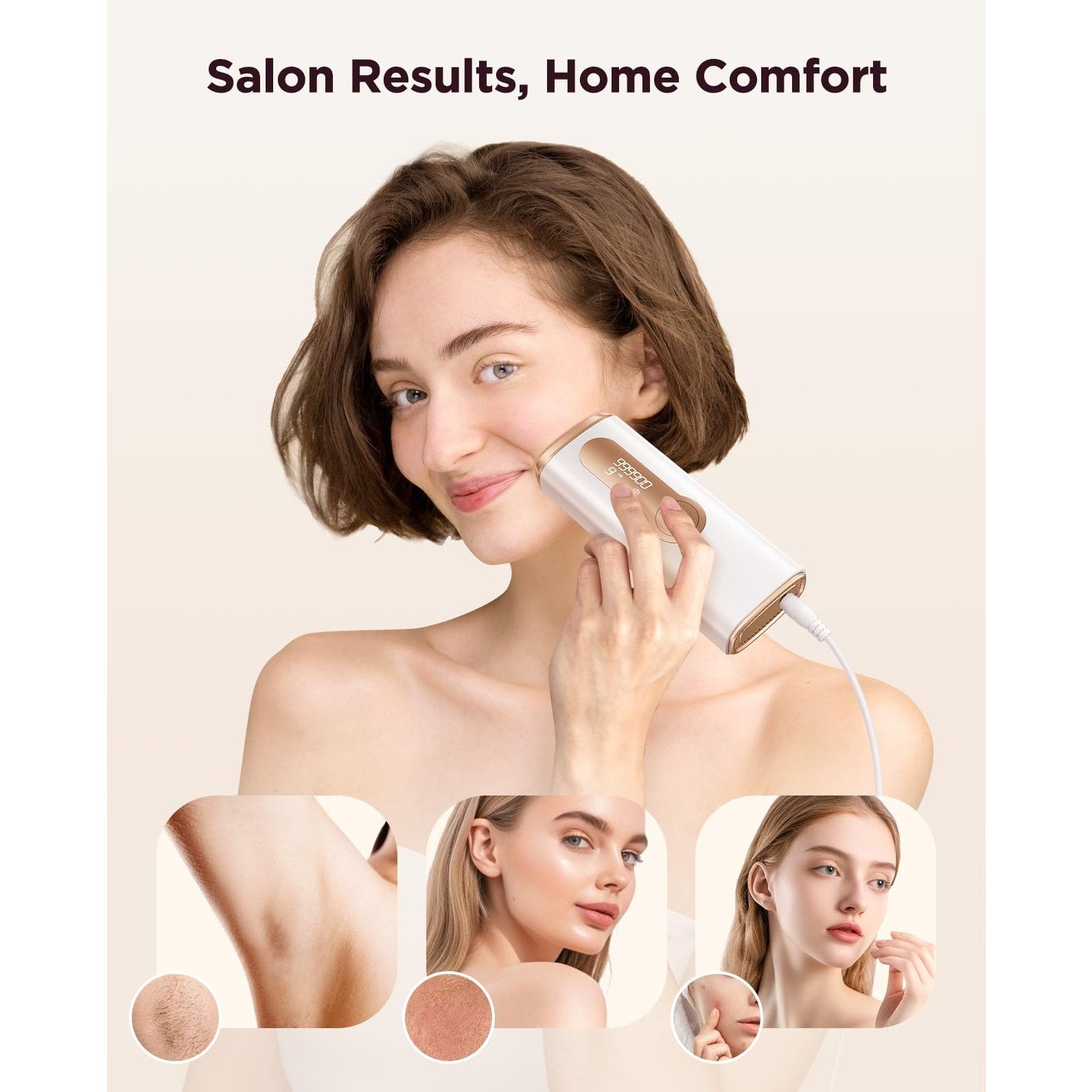 AMOTAOS IPL Laser Hair Removal for Women and Men, Ice-Cooling Laser Hair Removal Device Safe at-Home Epilators for Face Armpits Arms Bikini Line Legs Whole Body - Medaid International