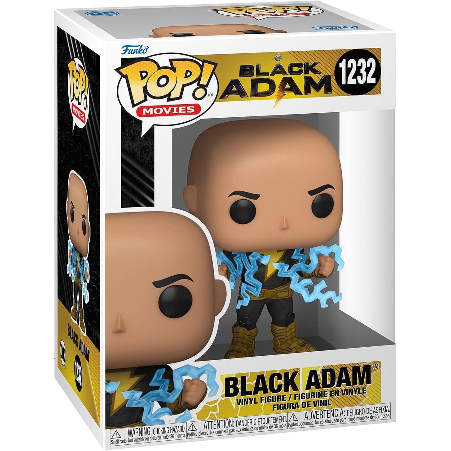 Pop - Movies: Black Adam No Cape with Lighting Chest