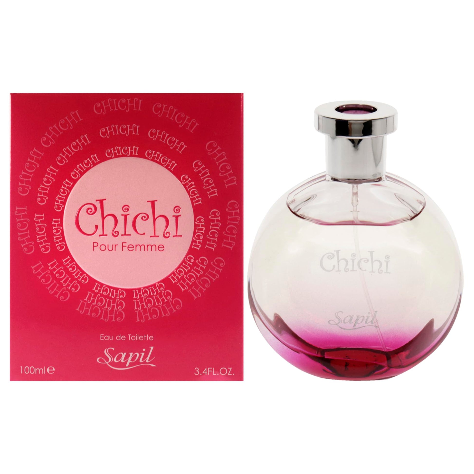 Sapil Chichi Perfume for Women - Long-lasting Dubai Perfume, Floral Musky EDT Spray, 3.4 Oz (100 ml) - Exotic Arabic Cologne for Daily Wear - Medaid International