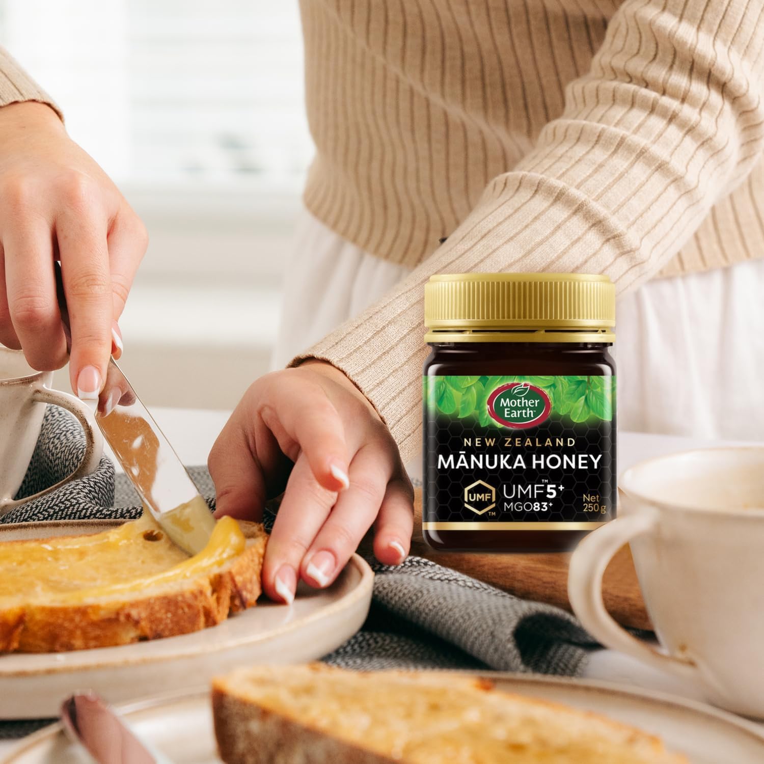 mother earth Manuka Umf 5+ Honey - 250G - Medaid International