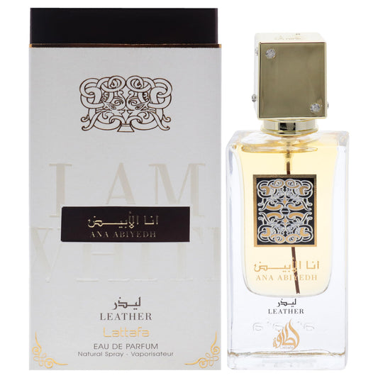 Lattafa Perfumes Ana Abiyedh Leather for Unisex Eau De Parfum Spray, 2.0 Ounce - Medaid International