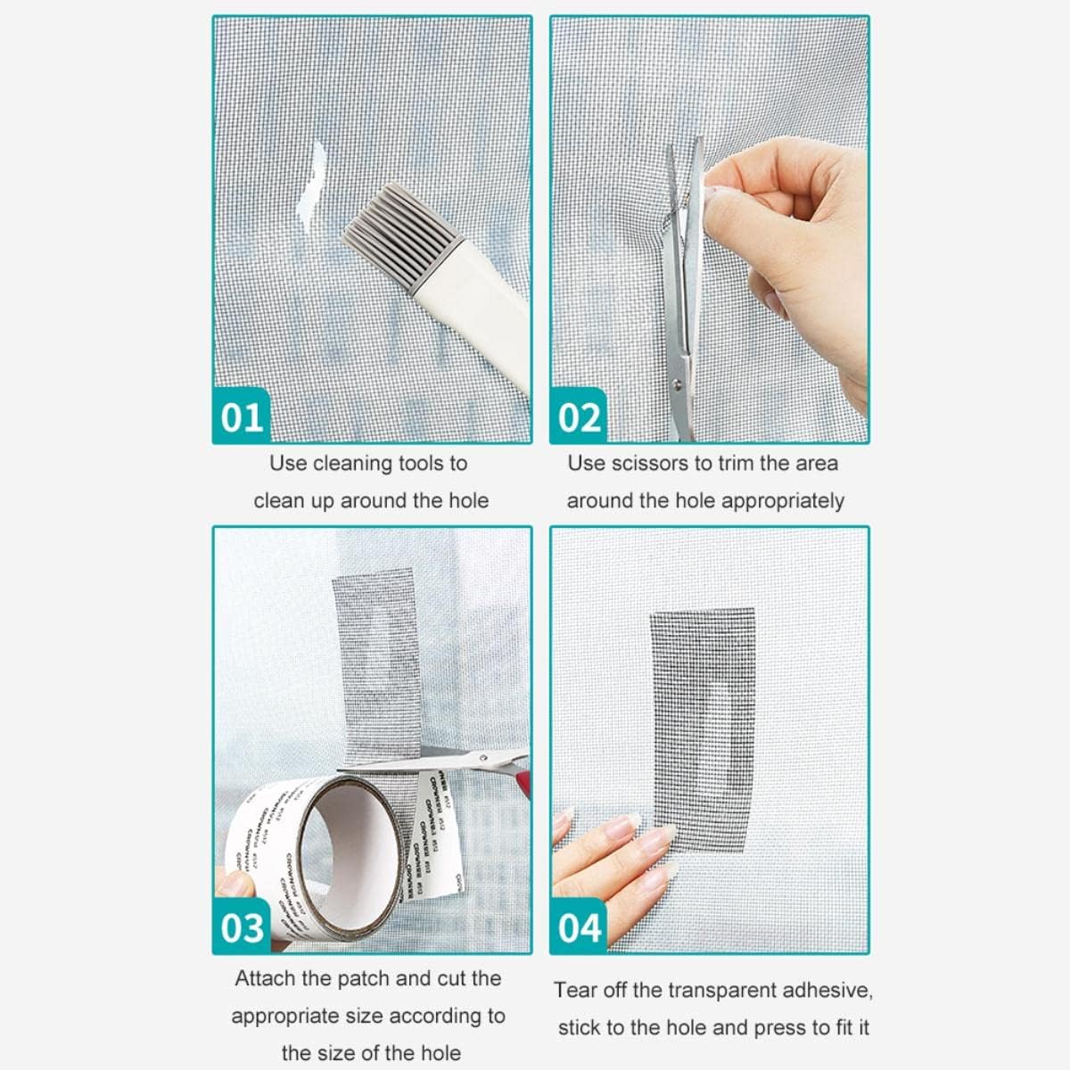 Window Screen Repair Tape 5 cm* 2 meters - Medaid International