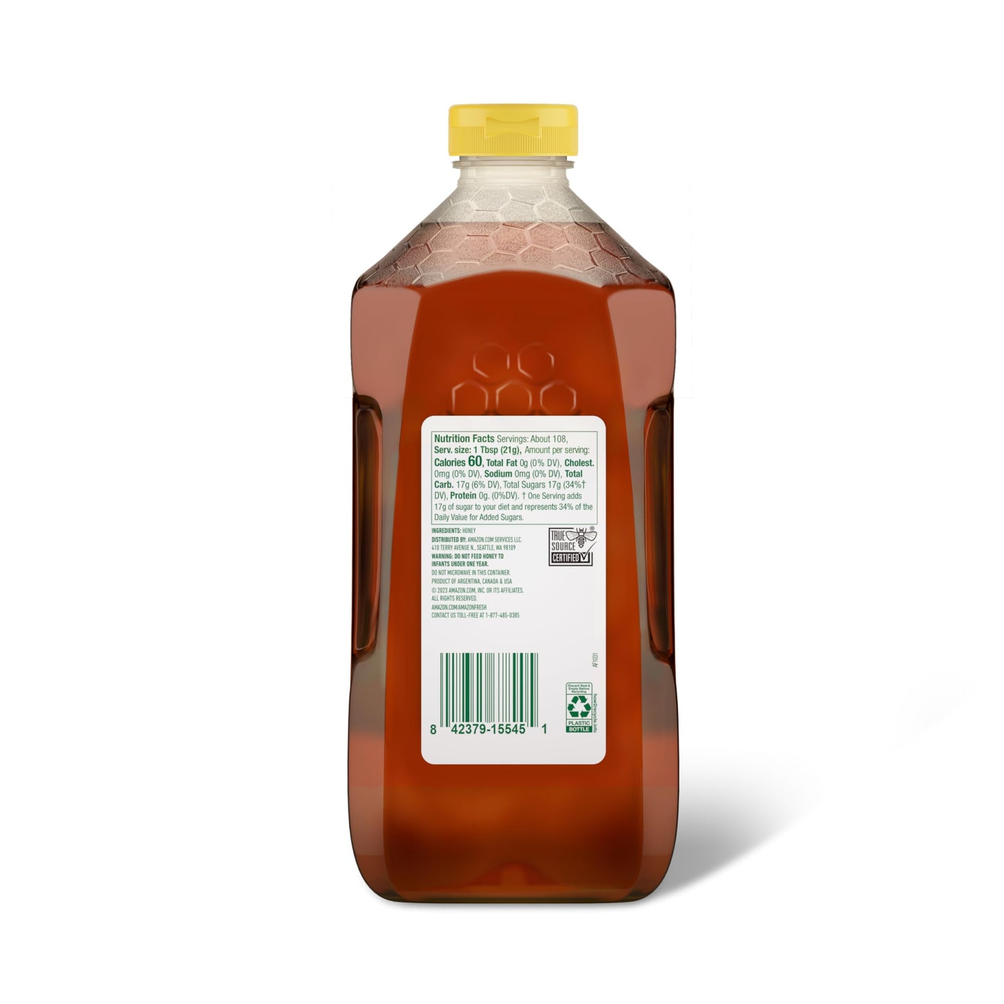 Amazon Fresh, Wildflower Honey, 80 Oz (Previously Happy Belly, Packaging May Vary) - Medaid International