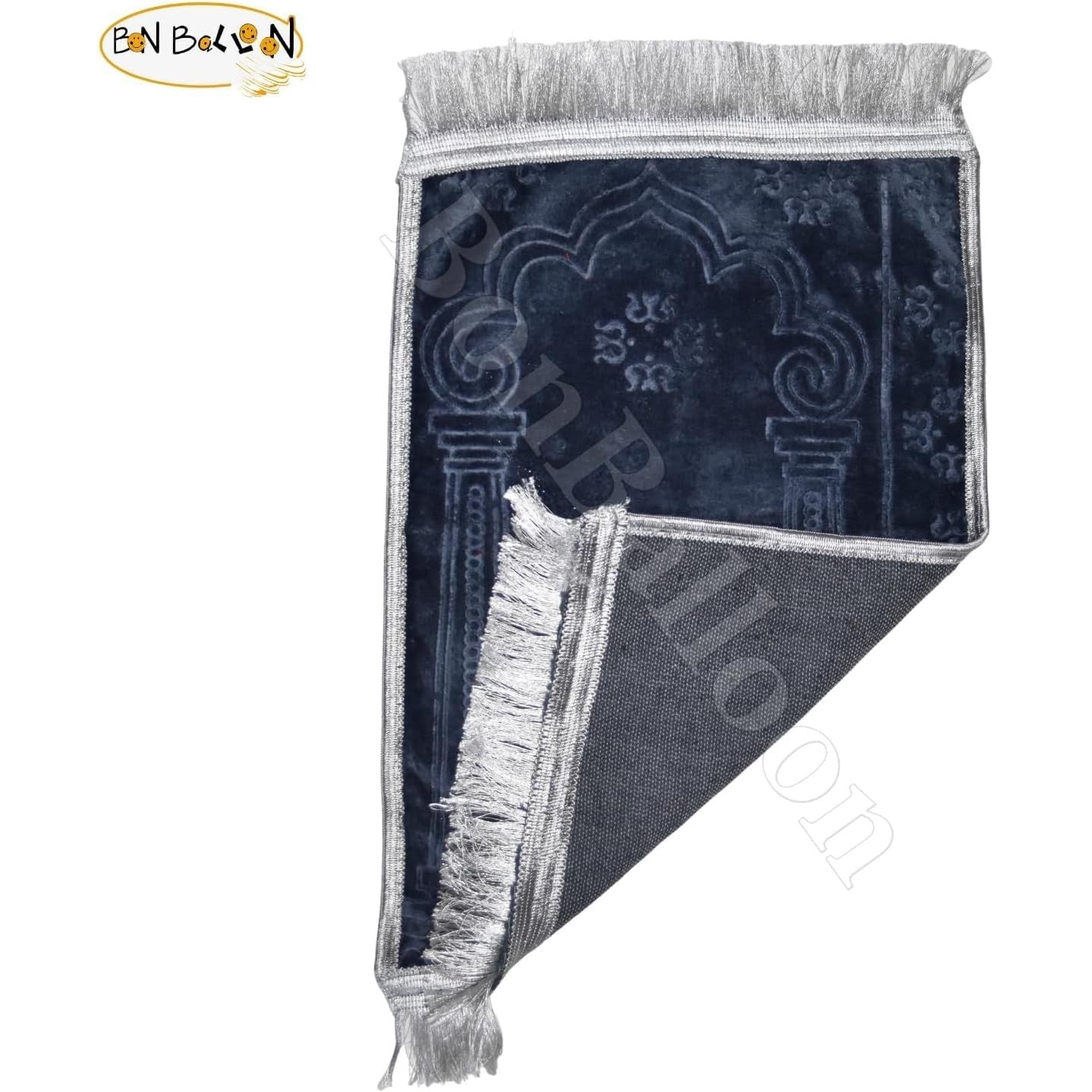 Children Kids Muslim Prayer Rug Mat Carpet Gebetsteppich Mat Islamic Gift Eid Ramadan Small Size Janamaz Muslim Gray - Medaid International