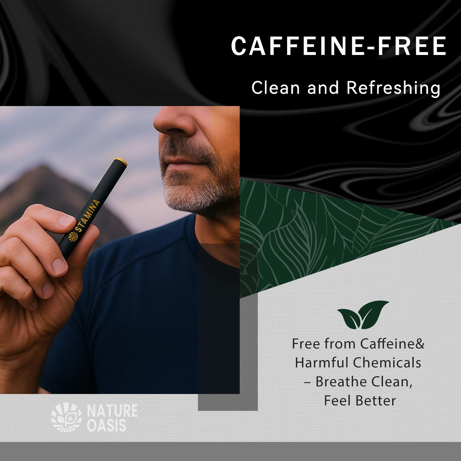 Maca Diffuser with Ashwagandha, Vitamin B12 & C, Natural Plant-Based Stamina Stick, Anxiety Pen, Alpha Pen for Daily Vitality & Endurance - Medaid International