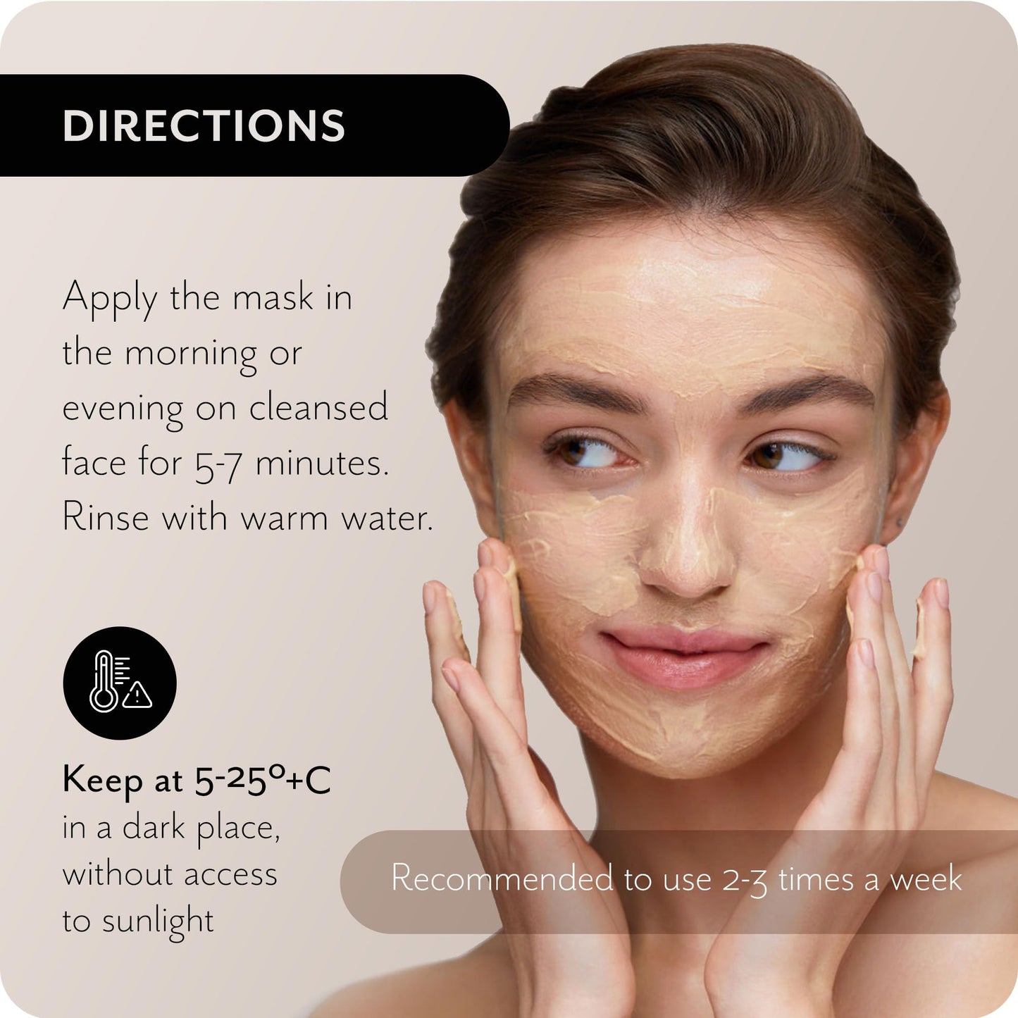 Facial Mask - Moisturizer Coffee Face Mask -Hydrating Face Masks Skincare, Antioxidants for All Skin Types | Lightweight, Non-Greasy 2Fl Oz - Medaid International