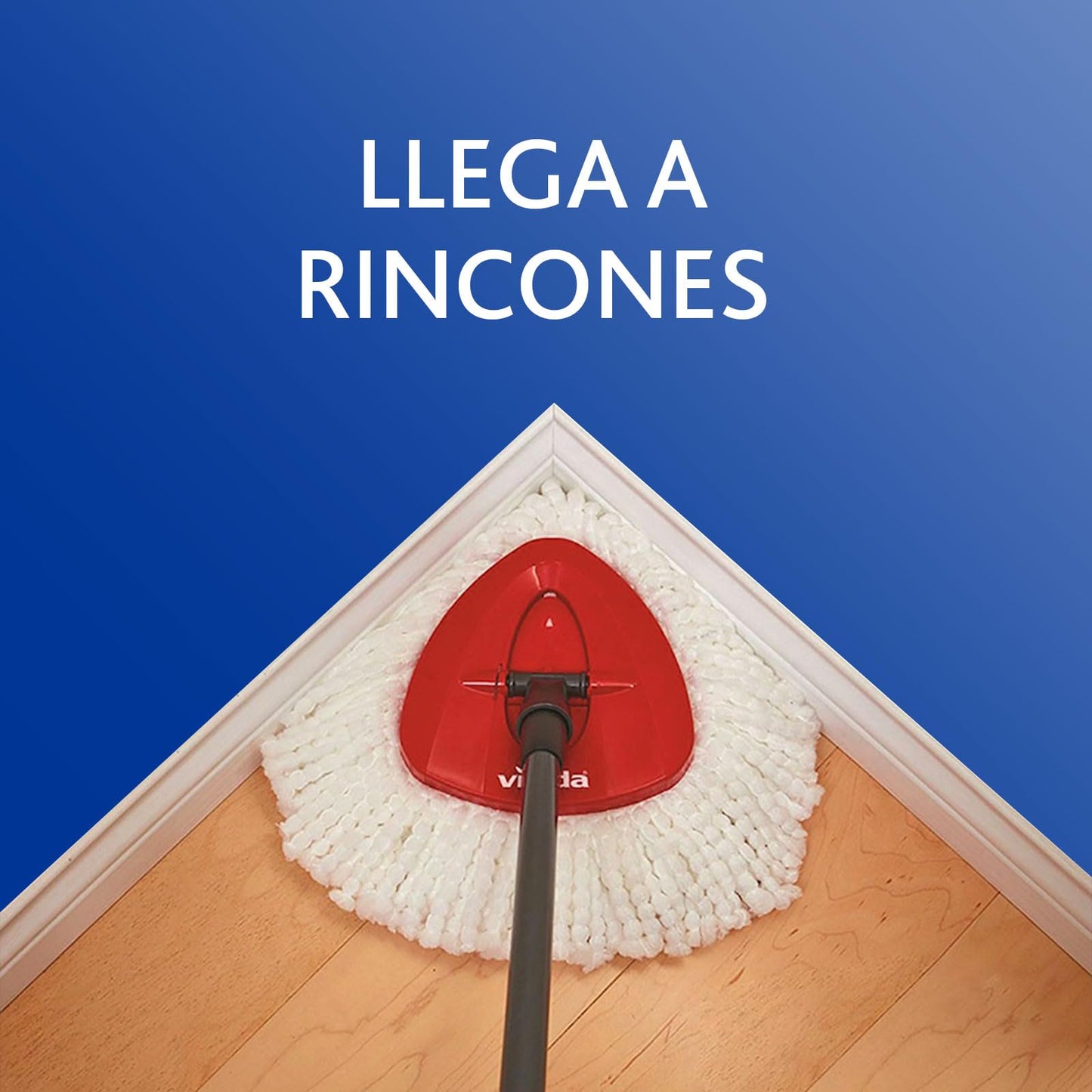 Vileda Easy Wring and Clean Microfibre Mop and Bucket with Power Spin Wringer - Medaid International