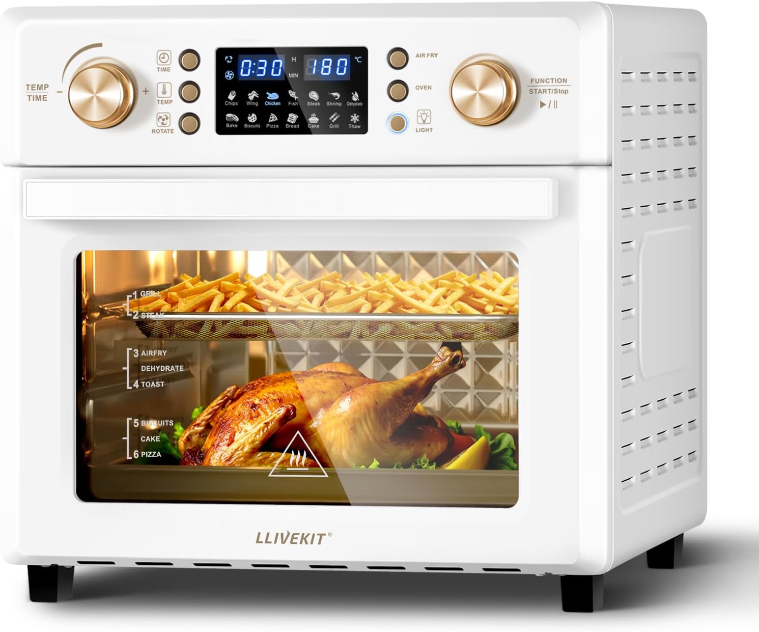 All In One,  XXXL 26L Air Fryer Oven, 1700W - Medaid International