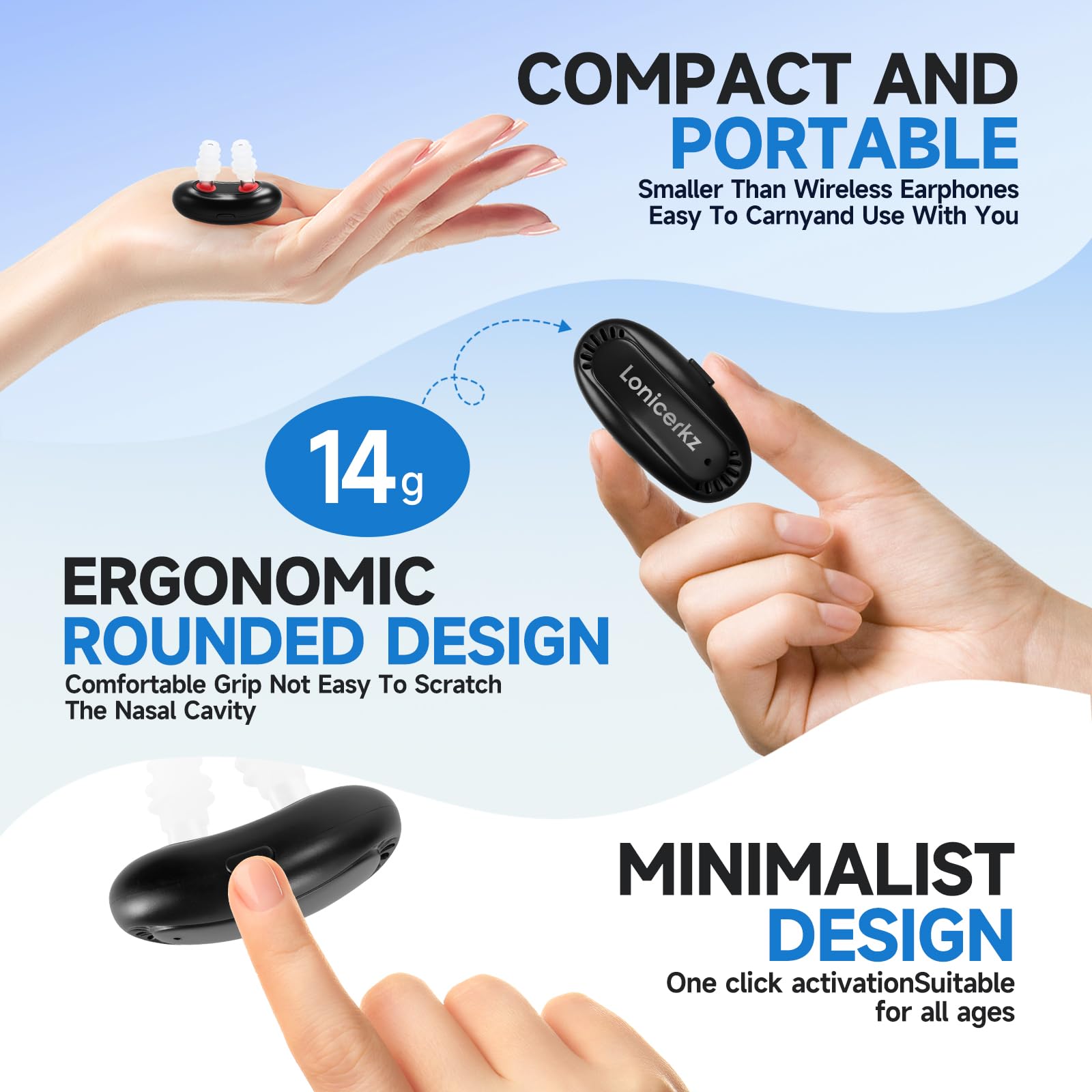 Colds Red Light Nasal Therapy Device, Red Light Nasal Therapy Instrument Red Light Nasal Therapy for Nose, Nasal Soothing Device (2PCS-XL) - Medaid International