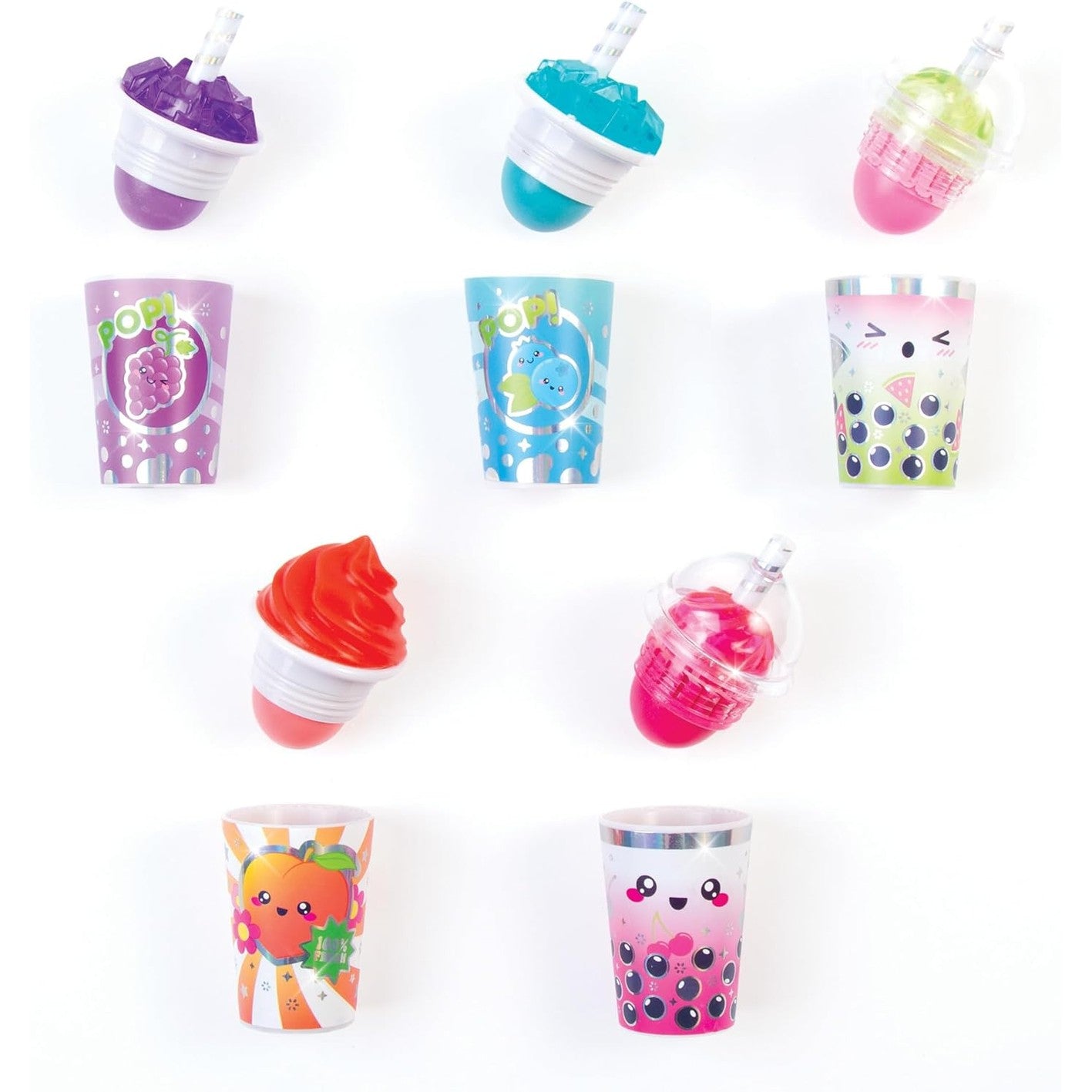 Lip Gloss Dispenser &  Nail Polish with Stickers Kit for Girls - Medaid International