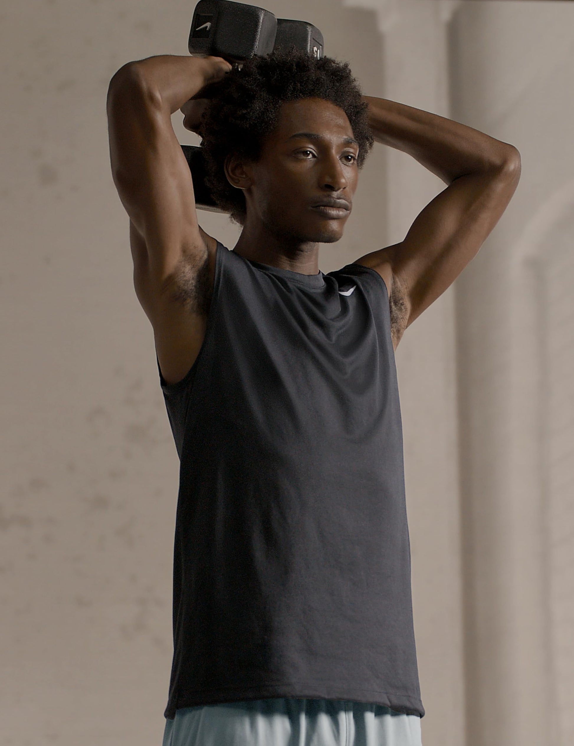 Nike Men's Dri-Fit Legend Sleeveless Fitness T-Shirt, Black/Matte Silver, Small - Medaid International