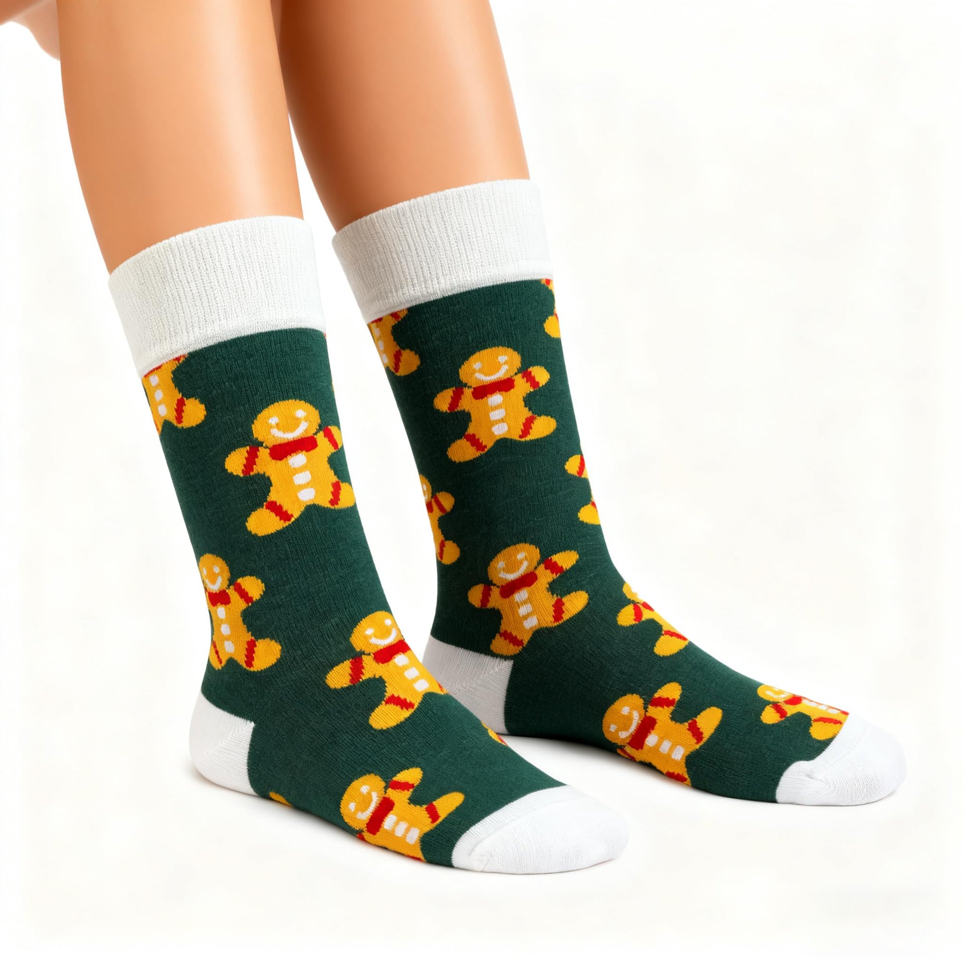 PINCHUAN 2Pairs Christmas Socks Sets Women's Soft Christmas Socks Christmas Themed Socks Christmas Stocking Holiday Socks Gifts for Christmas Party-Xmas Socks A - Medaid International