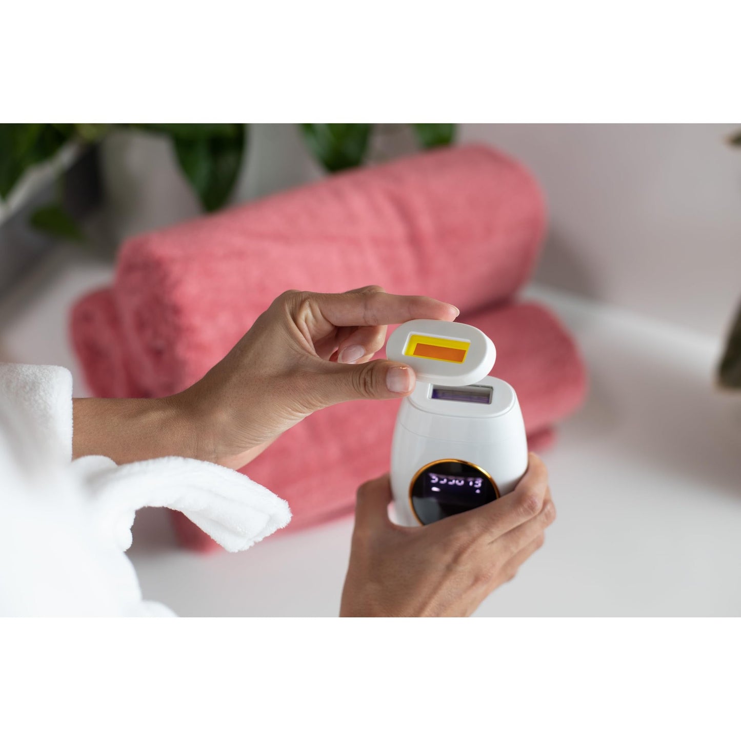 5minskin Hair Laser Removal Handset 2.0 - IPL Facial Hair Removal | At-Home Light Hair Removal Women, Men | 999,999 Flashes | Painless Hair Remover - Medaid International