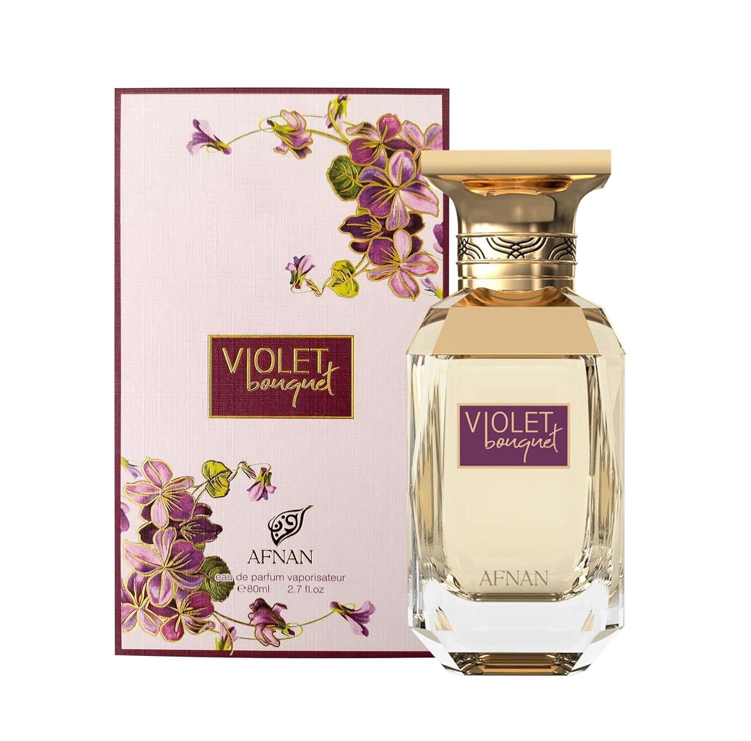 Afnan Violet Bouquet Eau De Parfum for Women, 2.7 Fl. Oz - Medaid International