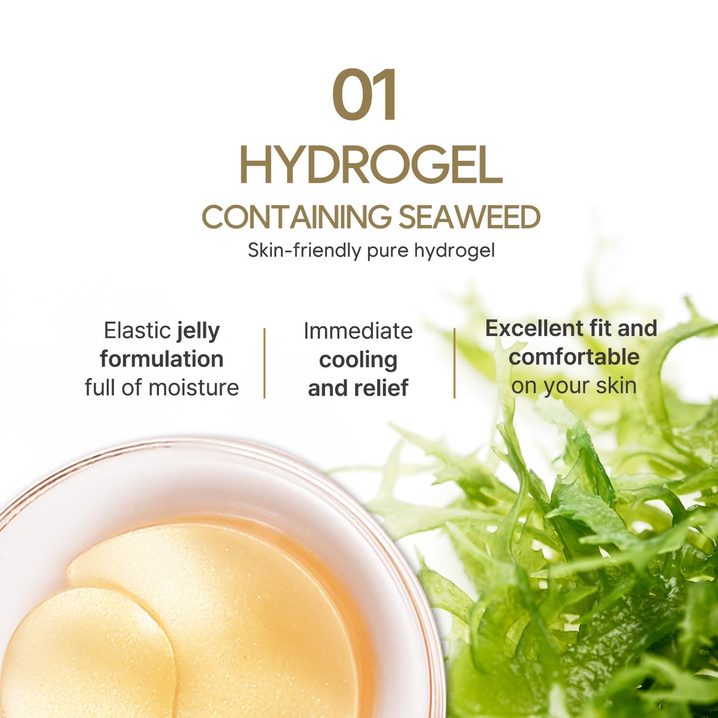 Gold Hydrogel Eye Patch 60ea (30pairs) - Medaid International