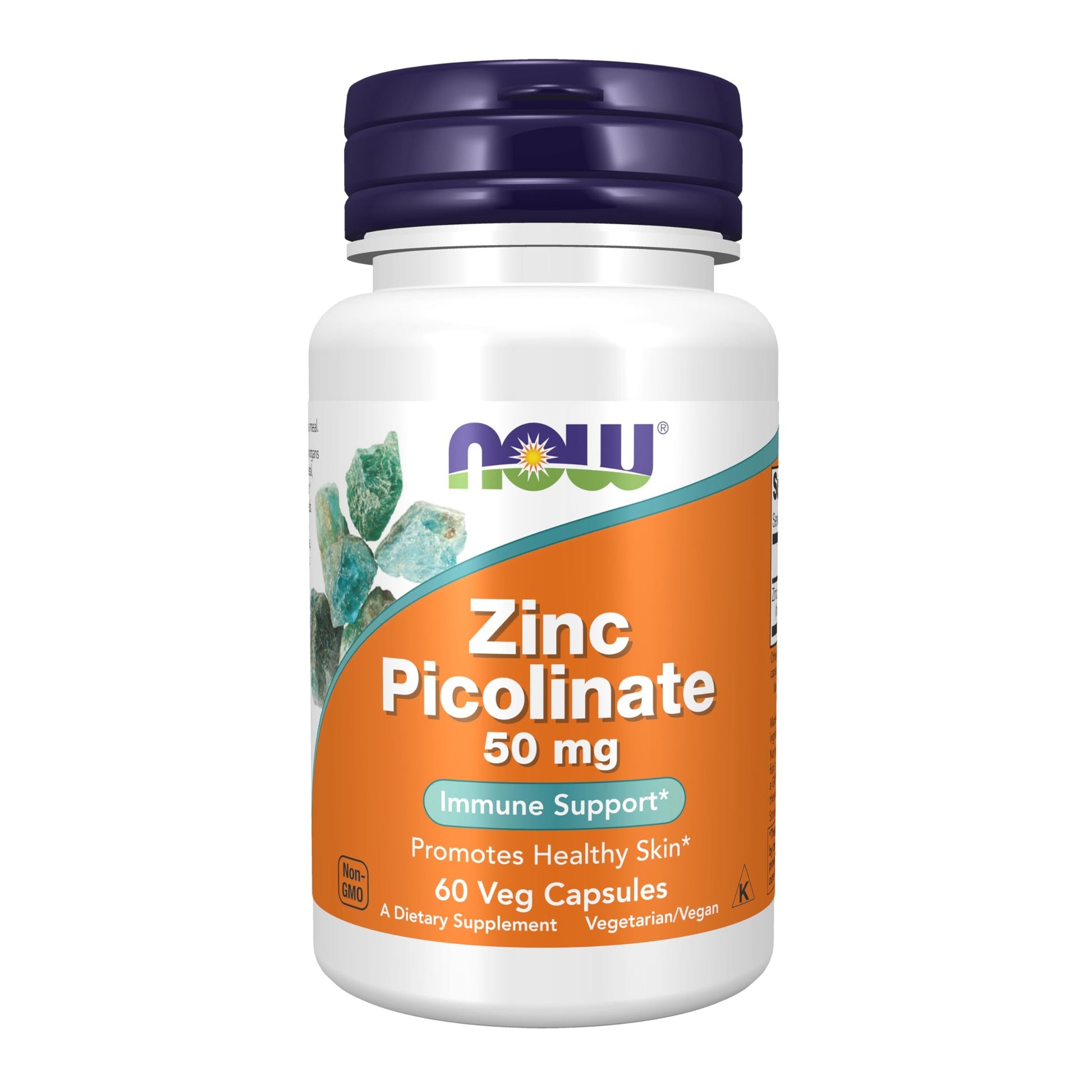 NOW Foods Supplements, Zinc Picolinate 50 mg, Supports Enzyme Functions*, Immune Support*, 60 Veg Capsules - Medaid International