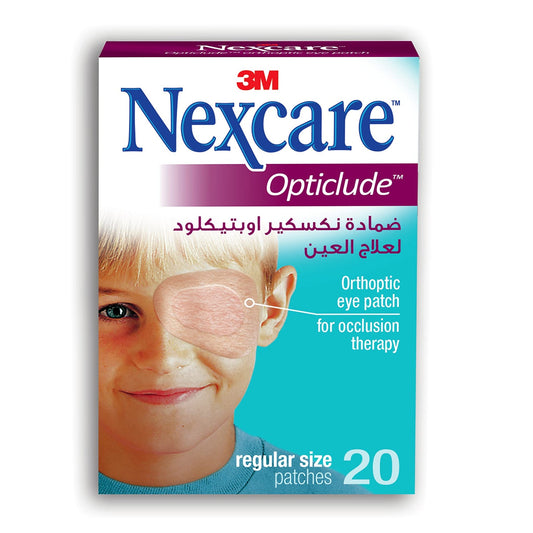 3M Nexcare 1539 Regular Opticlude Orthoptic Eye Patch - 20 Pieces - Medaid International